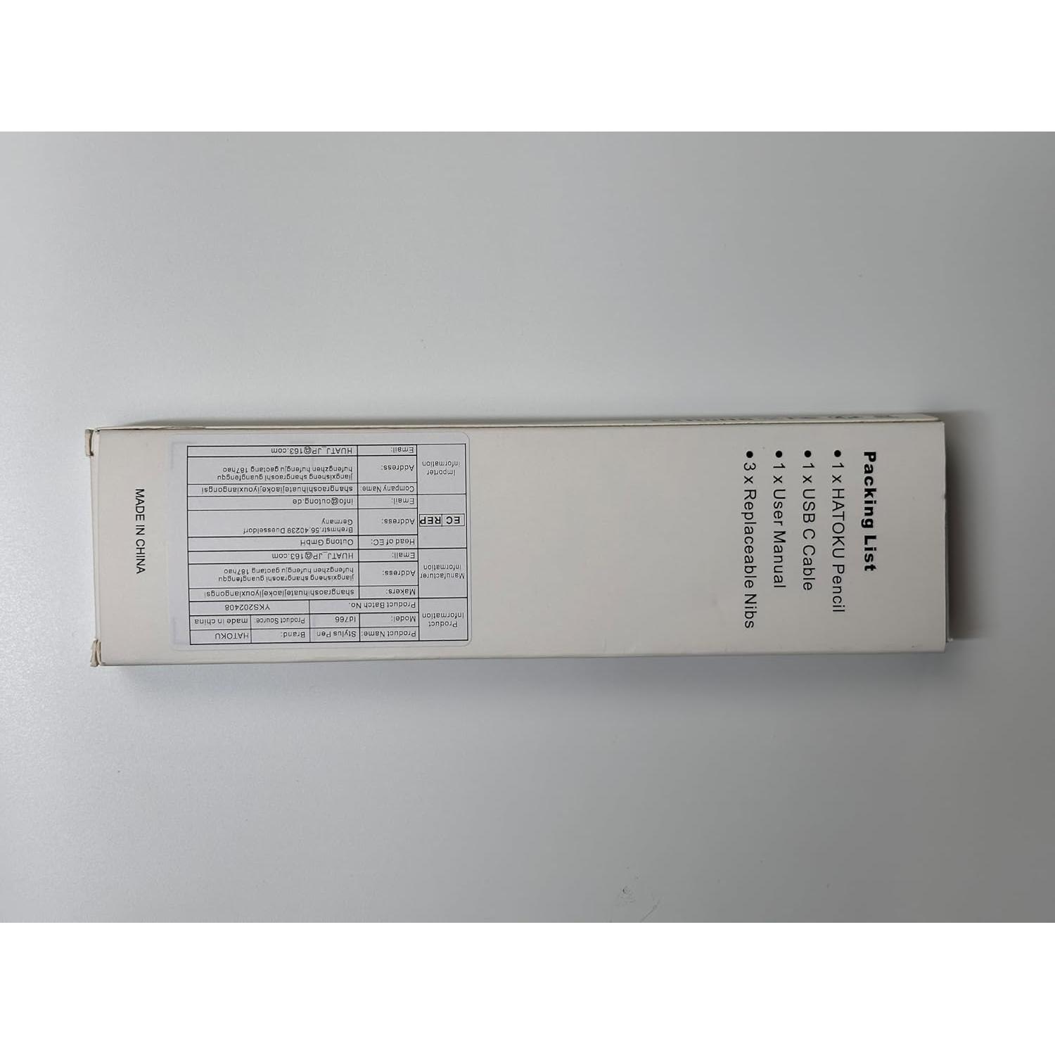 Lápiz HATOKU 2da Generación Carga Inalámbrica para iPad