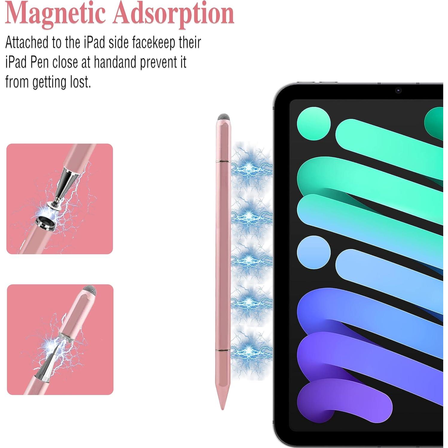 Bolígrafo Estilizador 3 en 1 Luntak Rosa para Pantallas Táctiles