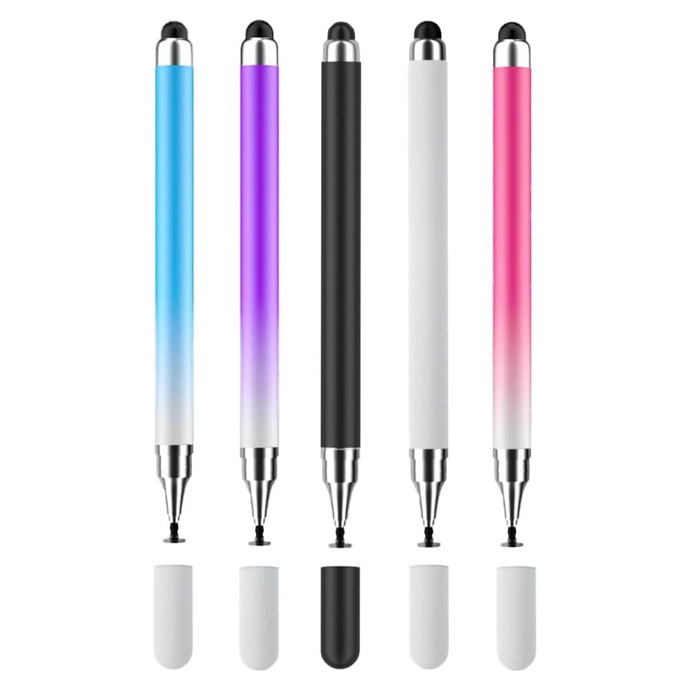 Bolígrafo Stylus 2 en 1 Vuhwdak para Pantallas Táctiles - Paquete de 5