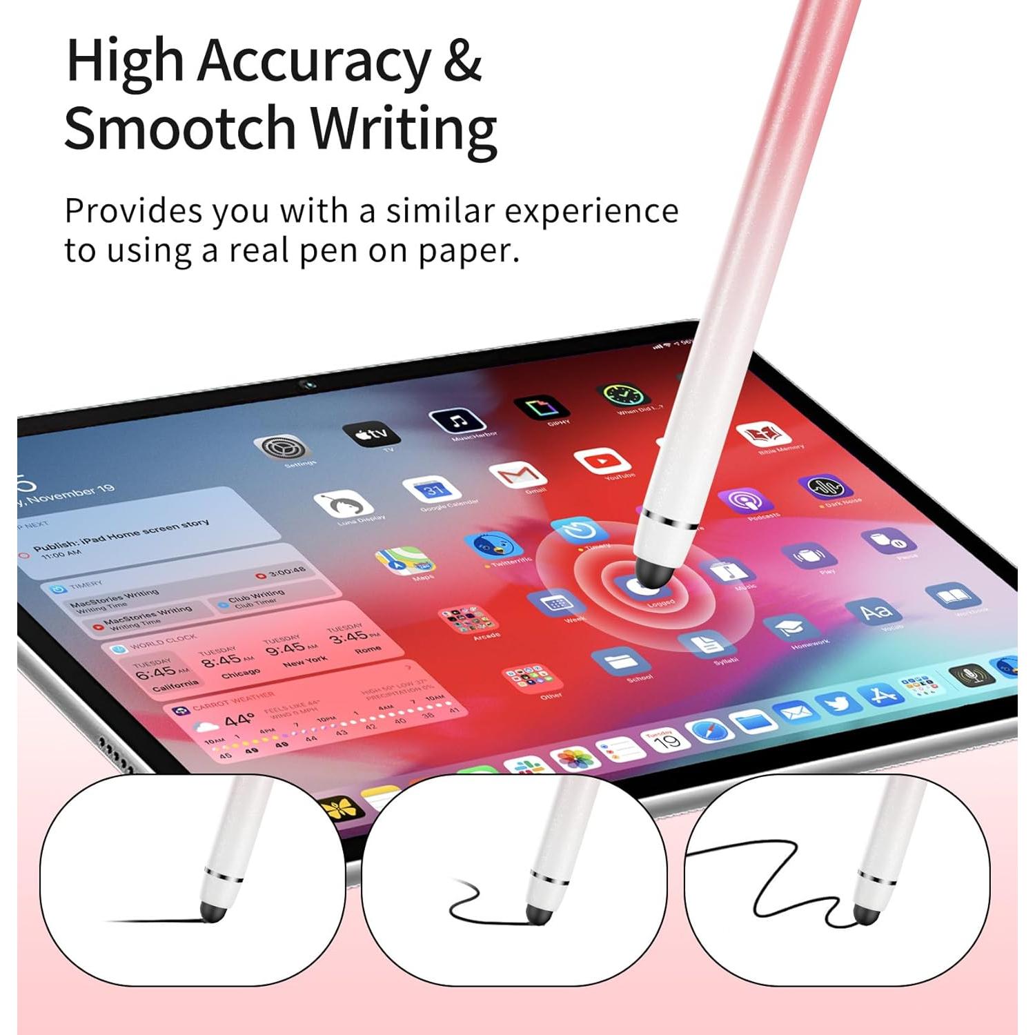 Paquete de 5 lápices stylus Wetpuorek para pantallas táctiles