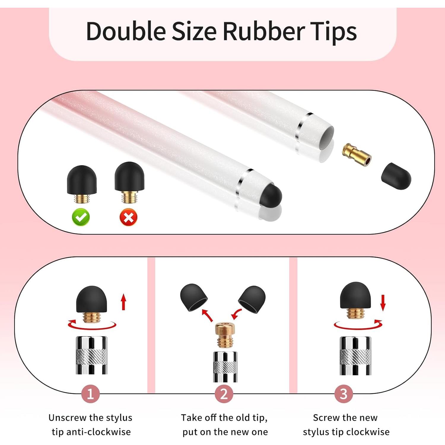 Paquete de 5 lápices stylus Wetpuorek para pantallas táctiles