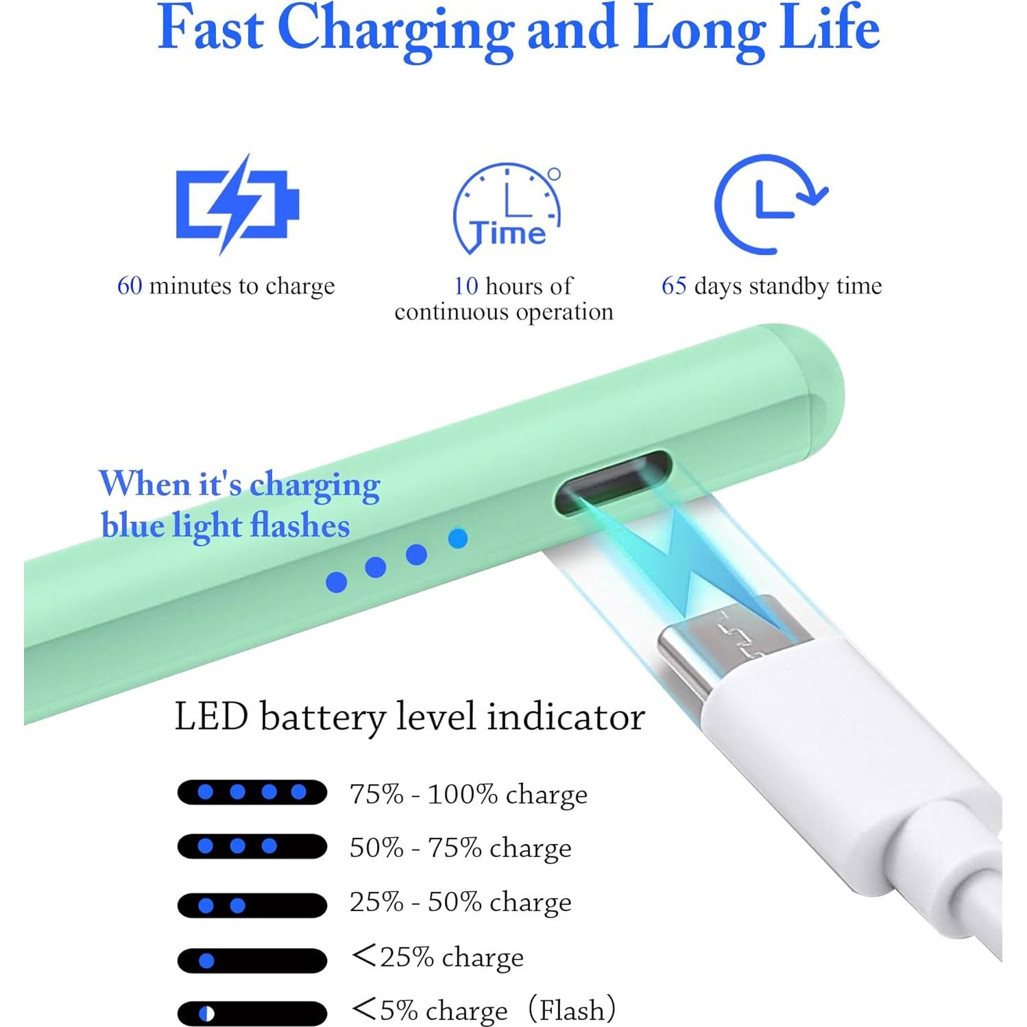 Bolígrafo Stylus DOGAIN Verde para iPad y Pantallas Táctiles