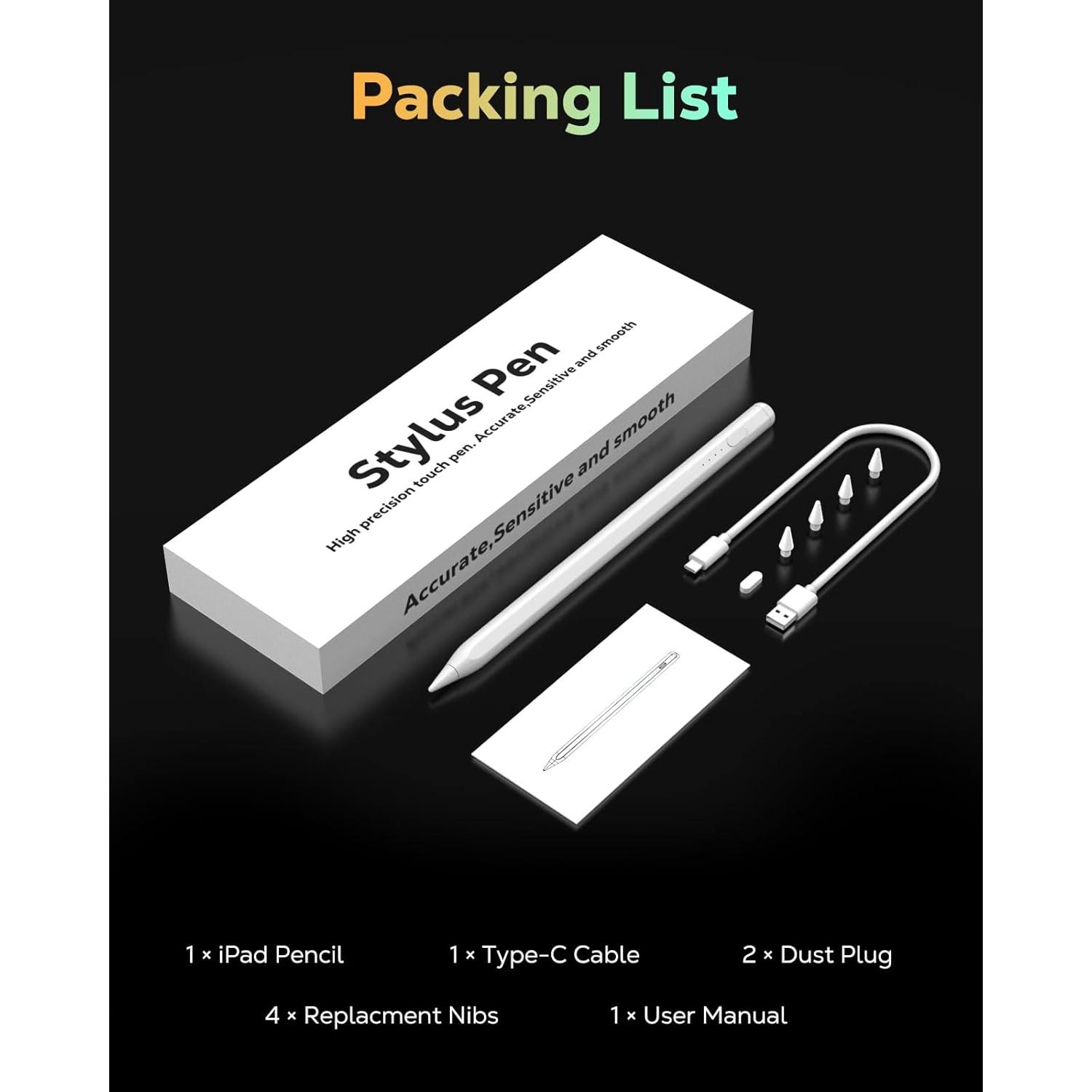 Lápiz Estilográfico MoKo para iPad A16 11" 10ª Gen Carga Rápida