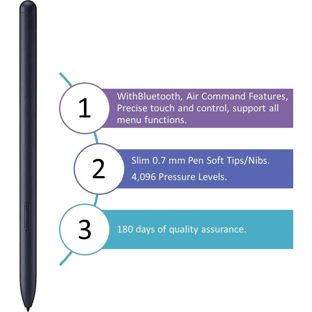 S Pen Reemplazo Bluetooth F-TECH para Samsung Galaxy Tab S8