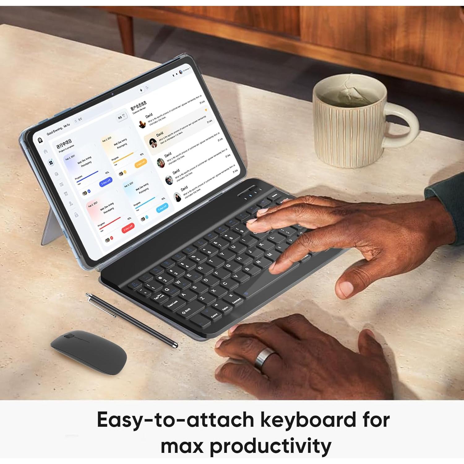 Tableta Android 15 TUOHAITIME 10.1" 12GB RAM 64GB ROM 1TB