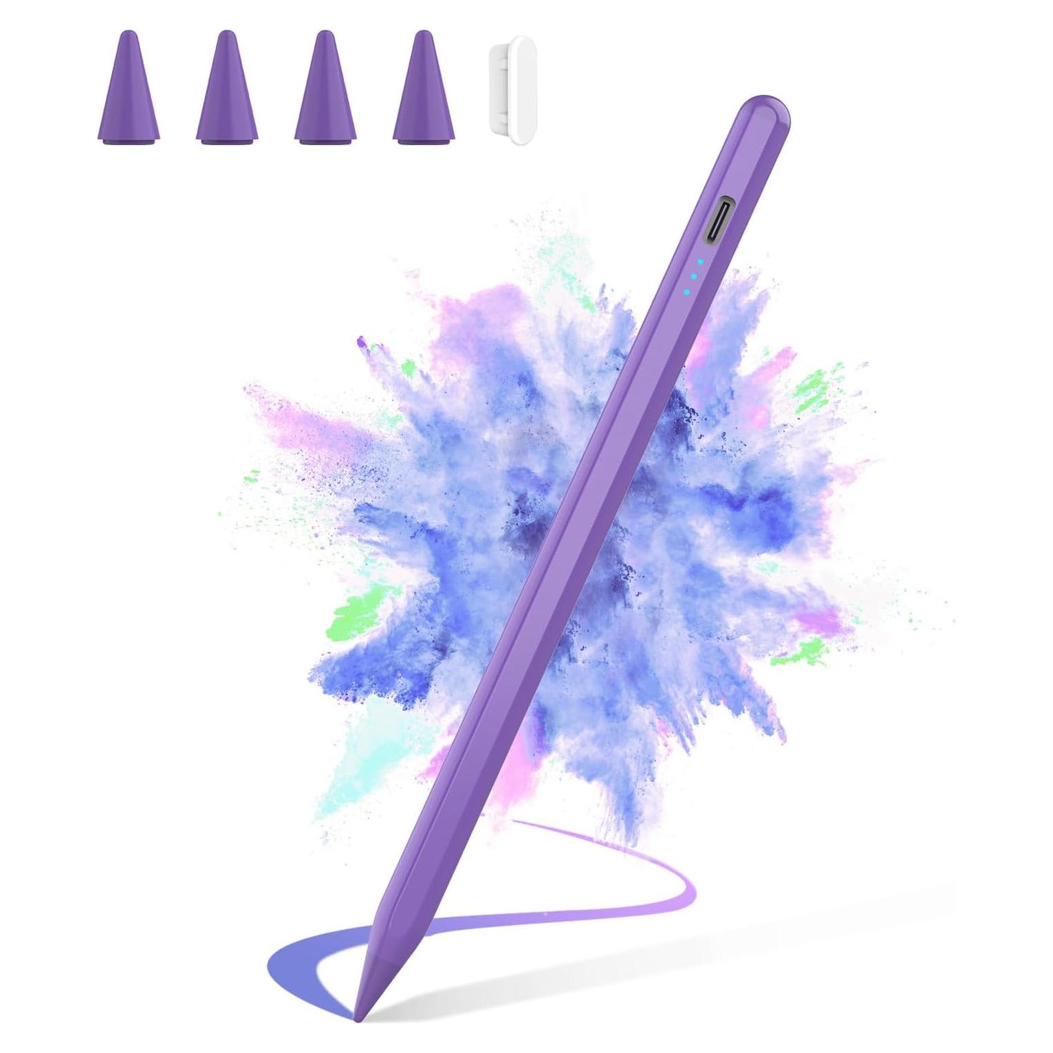 Lápiz Stylus HZD para iPad 2018-2025, Carga Rápida, Rechazo de Palma