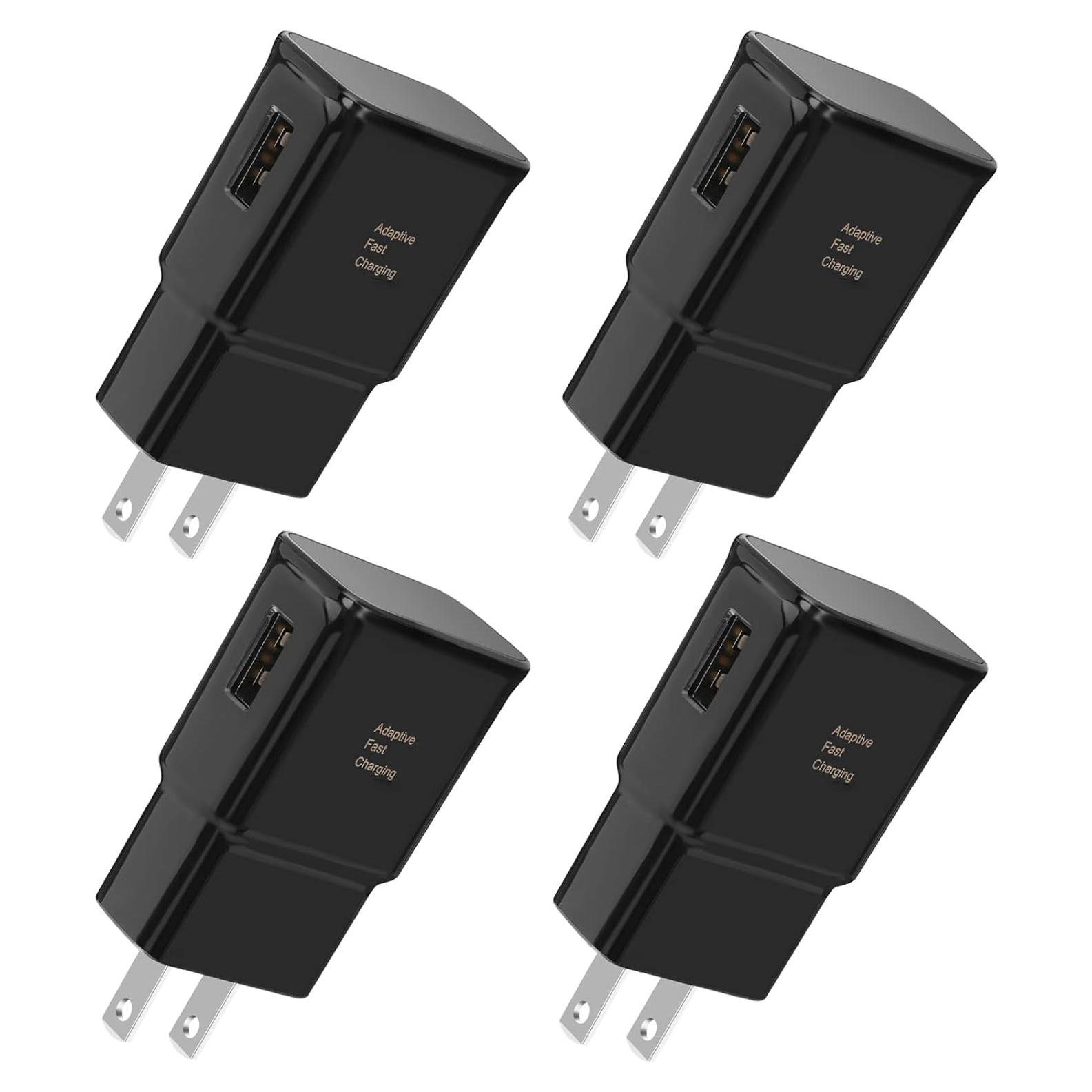 Cargador Rápido Adaptativo USB para Samsung Galaxy - 4 Piezas