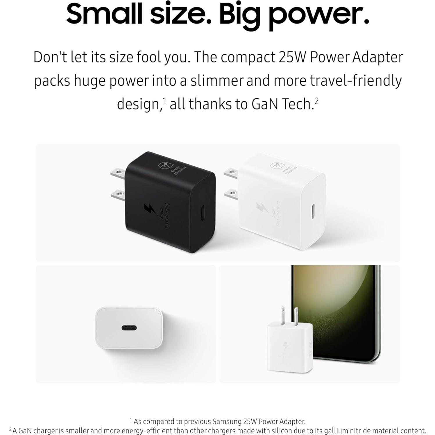 Cargador de pared Samsung 25W EP-T2510 USB-C negro