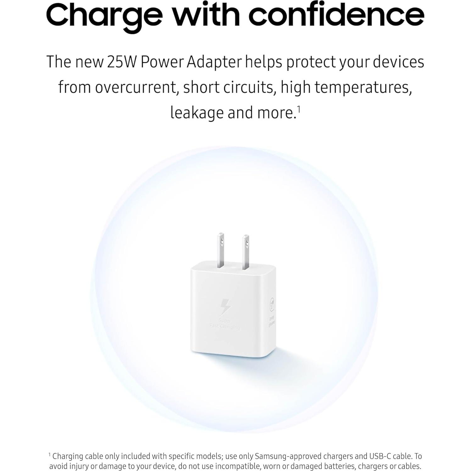 Cargador de pared Samsung 25W EP-T2510 USB-C negro