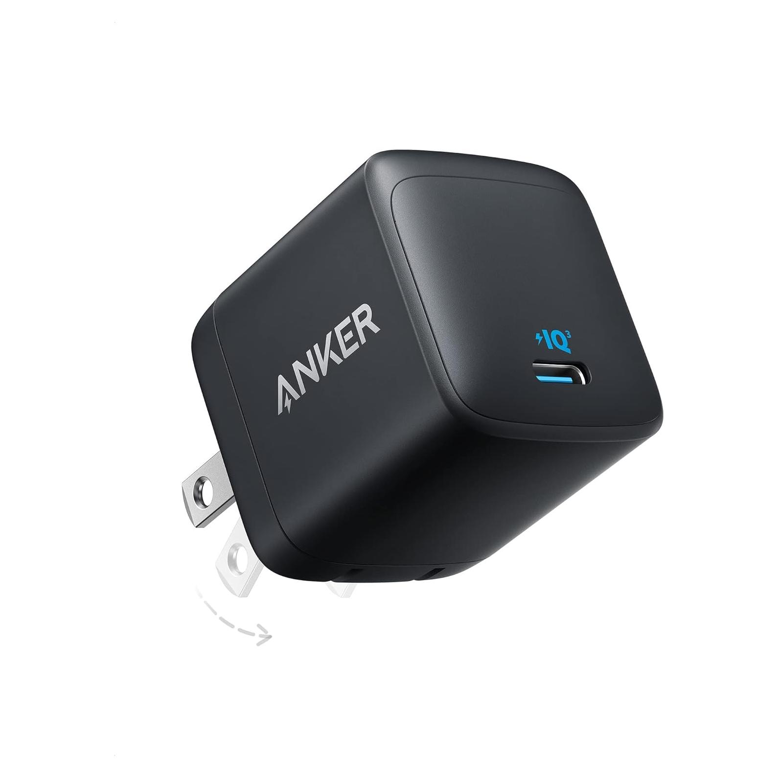 Cargador Anker 313 45W USB-C Plegable Carga Rápida para Samsung