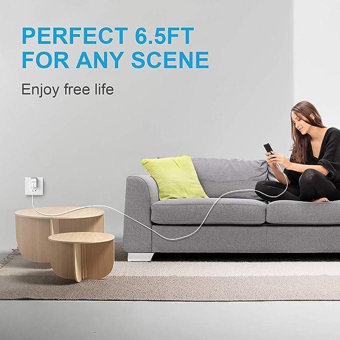 Cargador Rápido USB-C 20W Novobit para iPad y iPhone