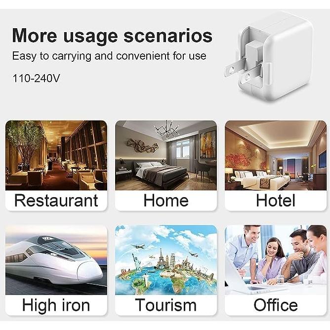 Cargador Rápido USB-C 20W Novobit para iPad y iPhone
