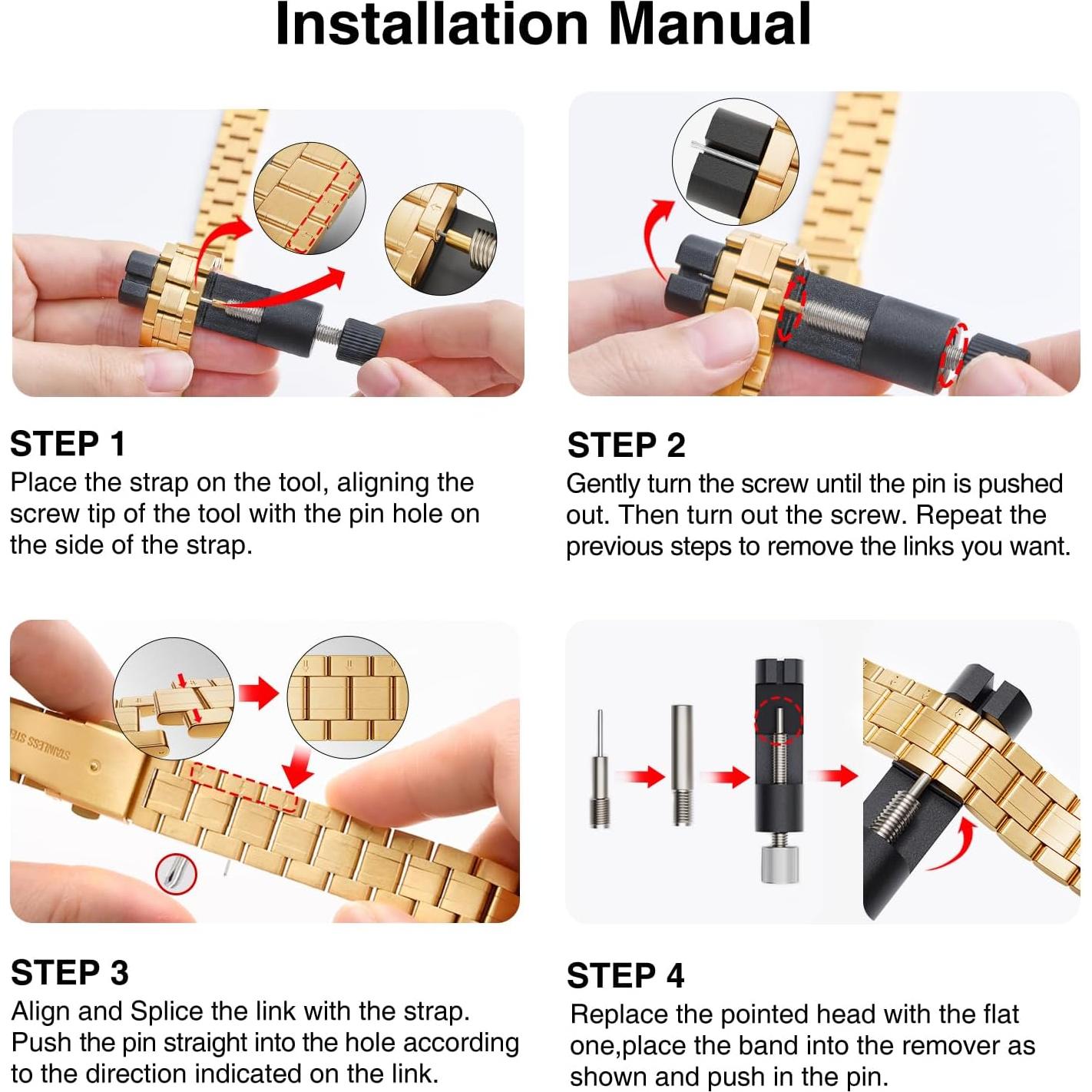 Banda de Reemplazo Delgada STIROLL para Apple Watch 38-49mm Dorado