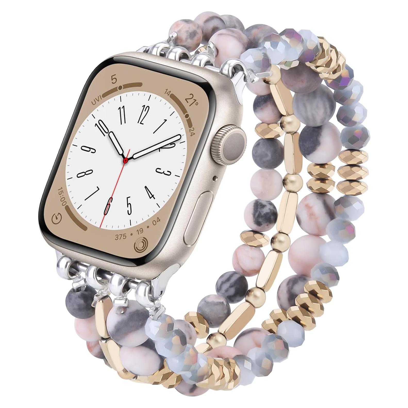 Pulsera Boho de Perlas VISOOM para Apple Watch 38-42mm