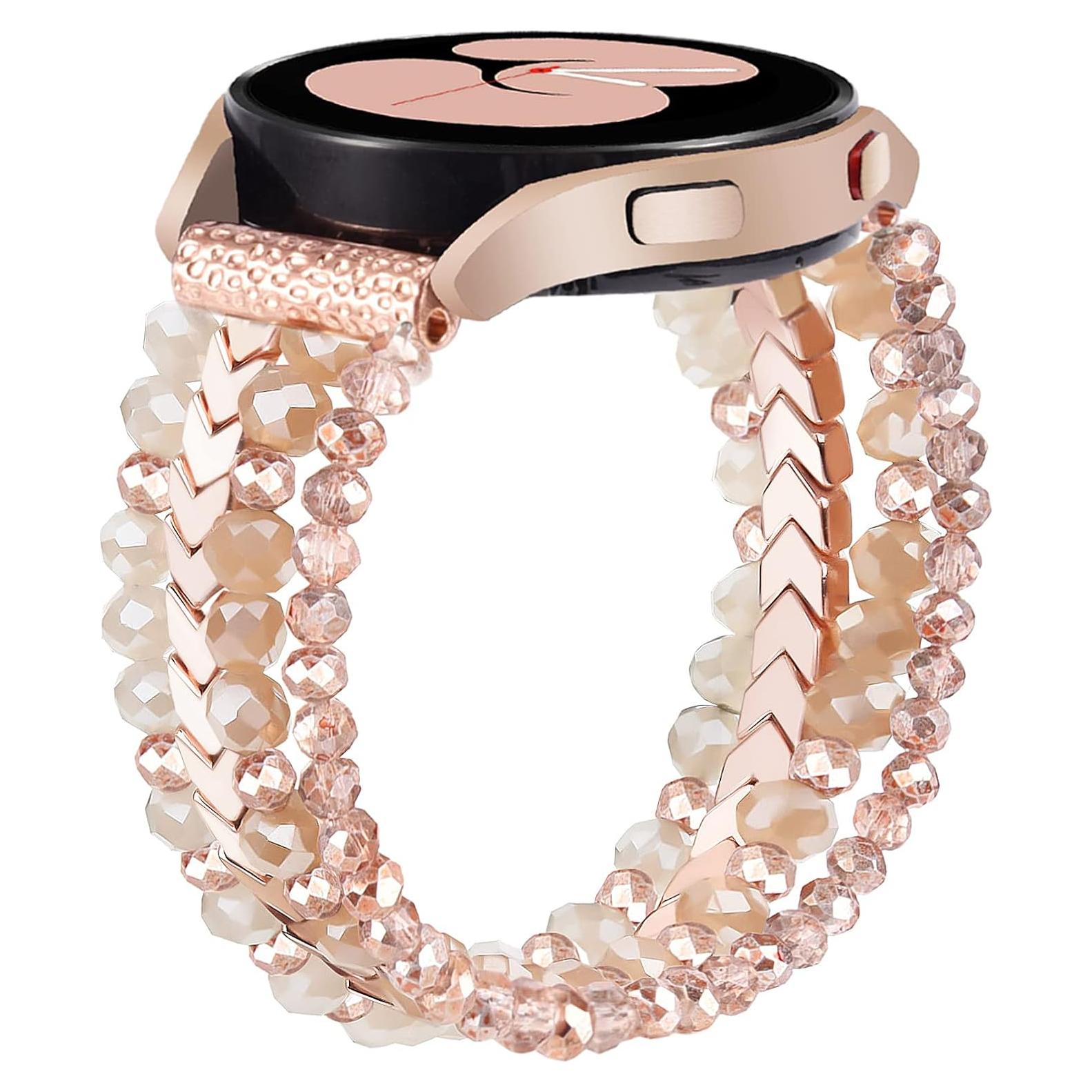 Pulsera Boho de Perlas VISOOM para Samsung Galaxy Watch 40/44mm