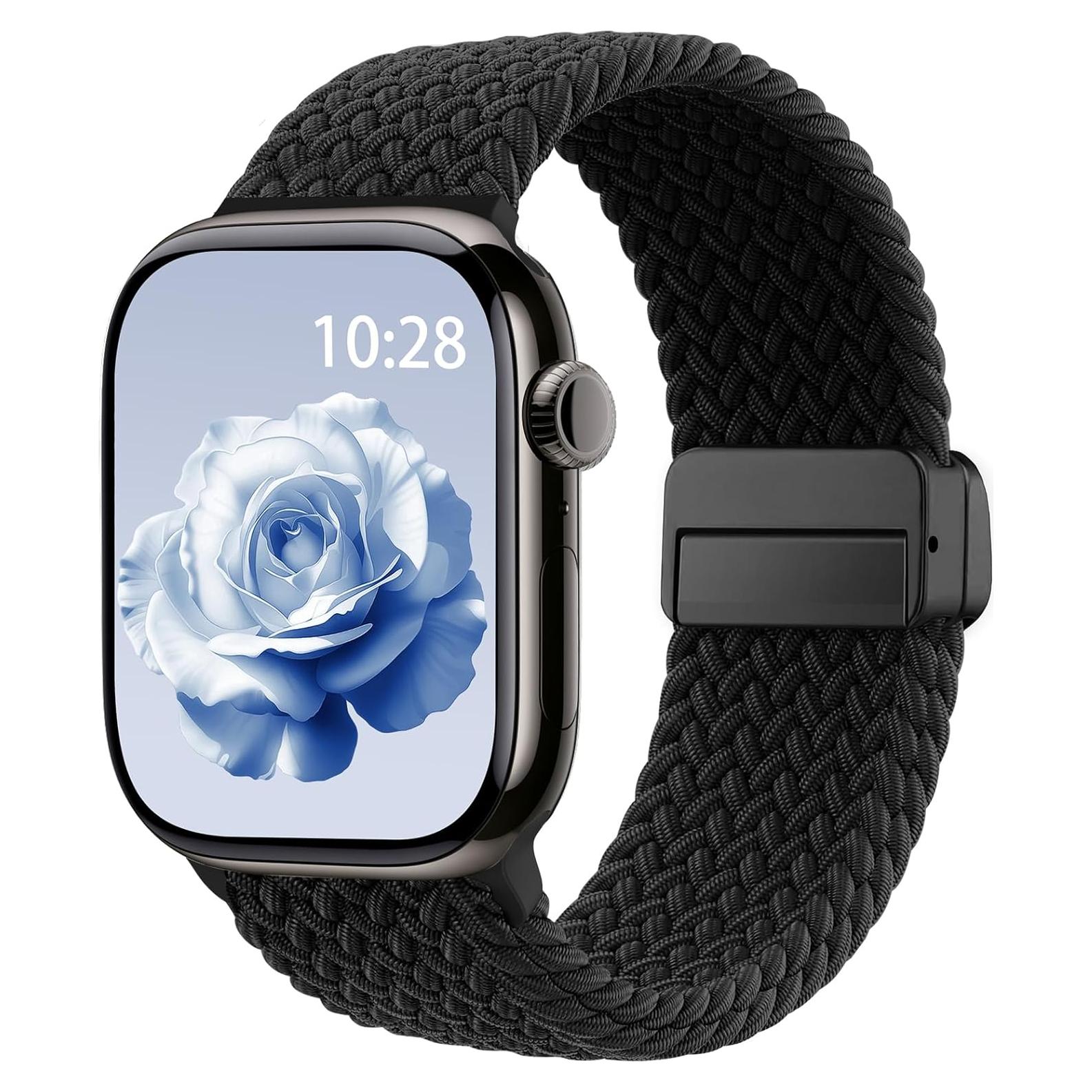 Banda Trenzada Elástica HEARTBOOM para Apple Watch 38-49mm