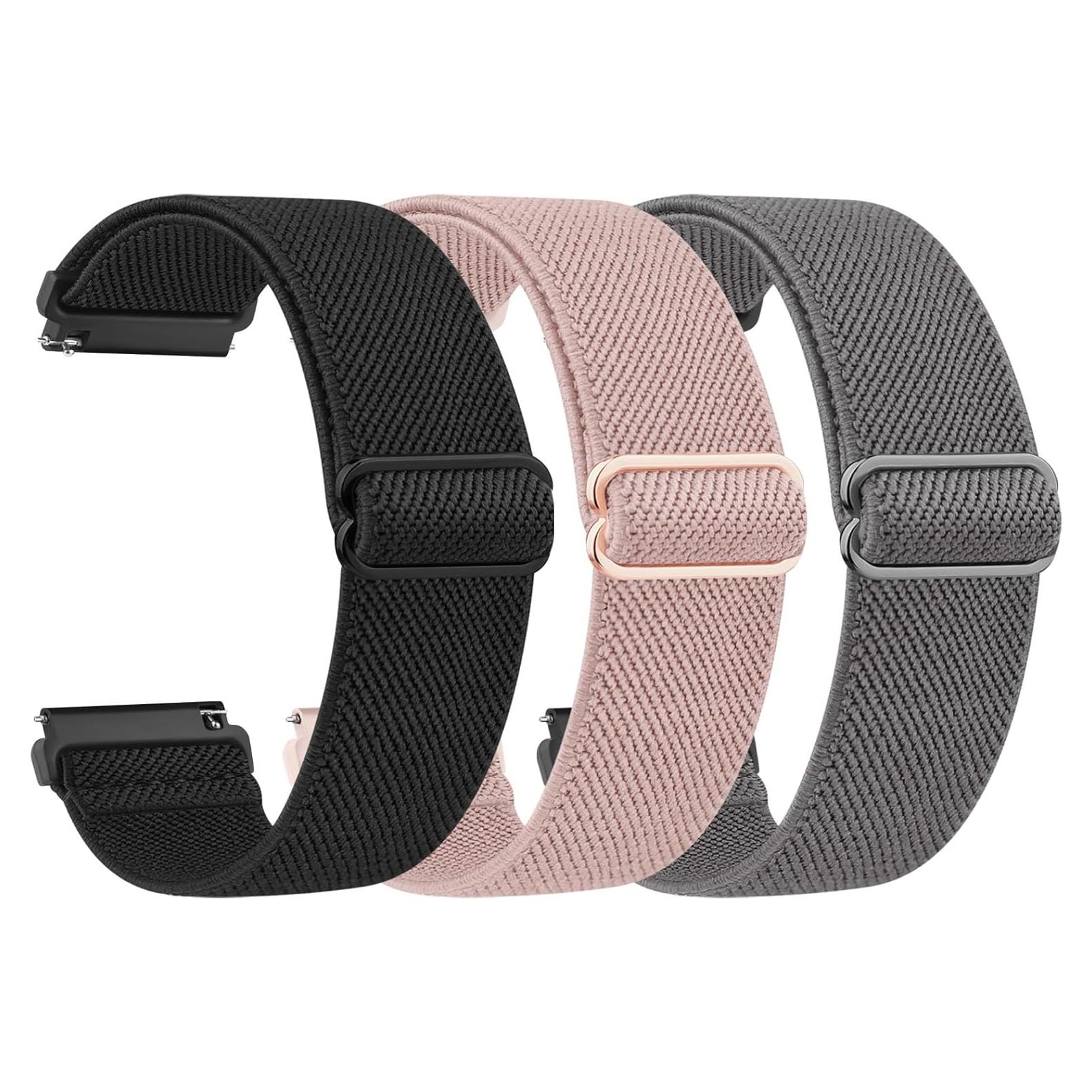 Correas de Reloj Inteligente Meliya 22mm Nylon Elástico Veryfit