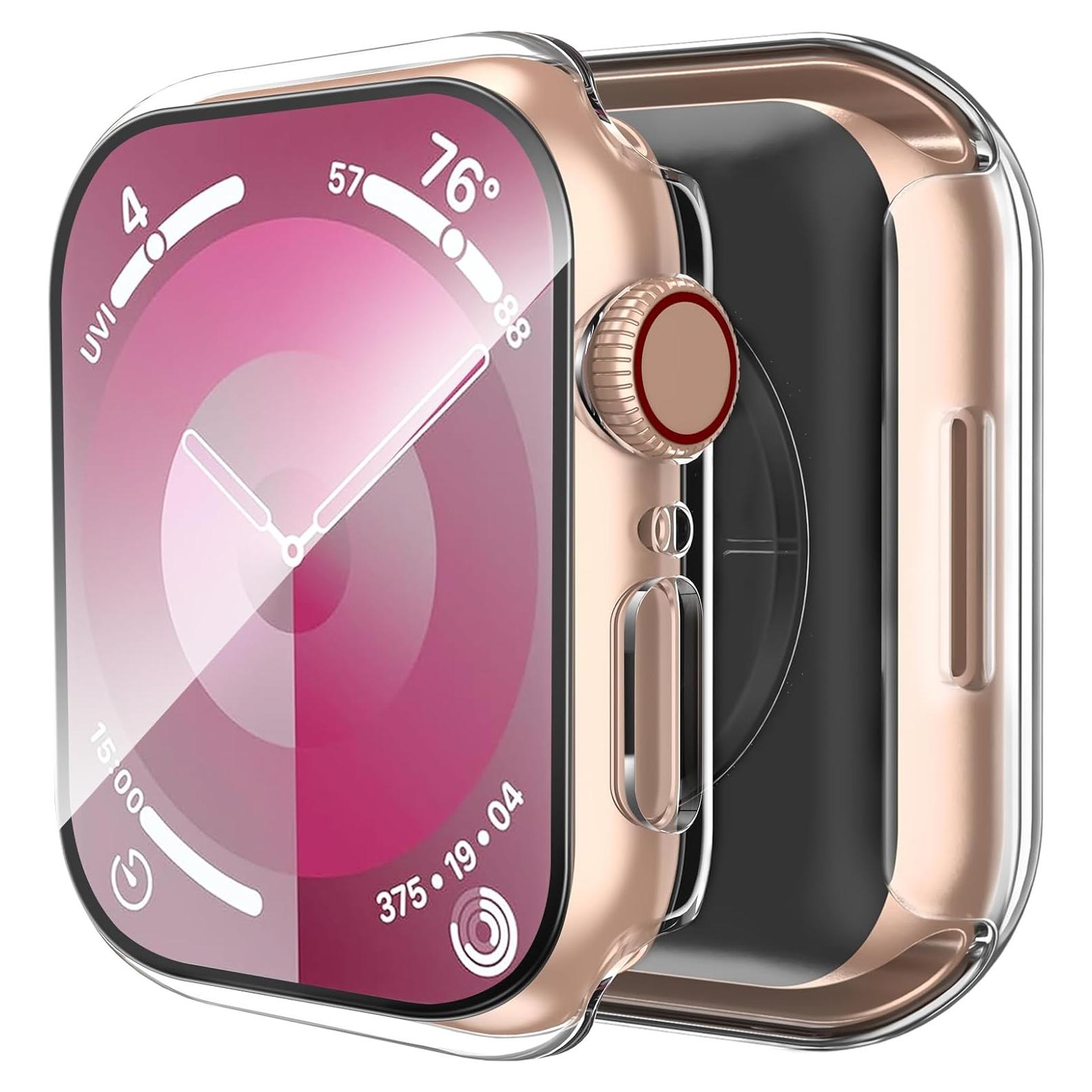 Funda Protectora Sonriente para Apple Watch 40mm - Transparente