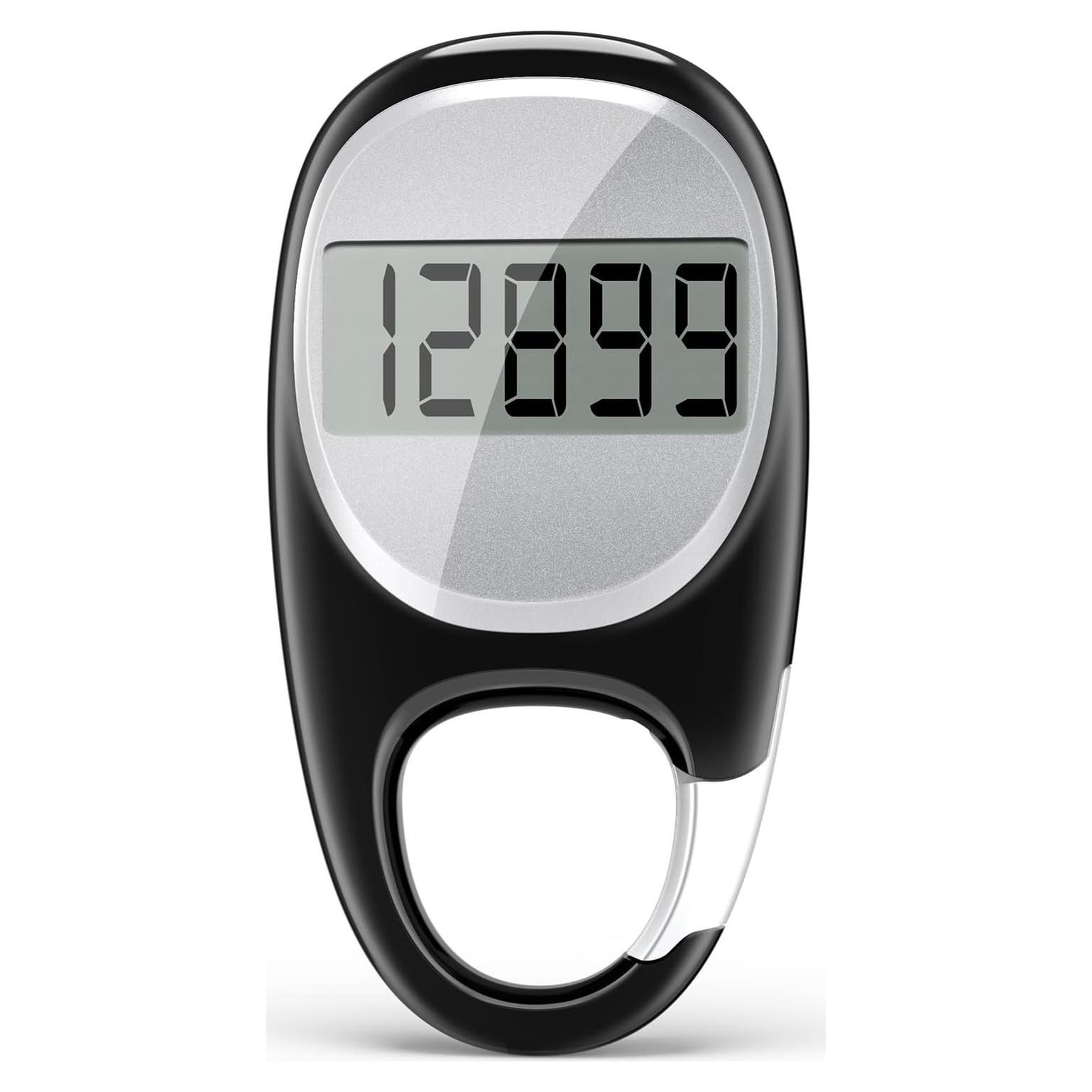 Podómetro TAZUZFLA CR-707S 3D Preciso para Caminar Negro