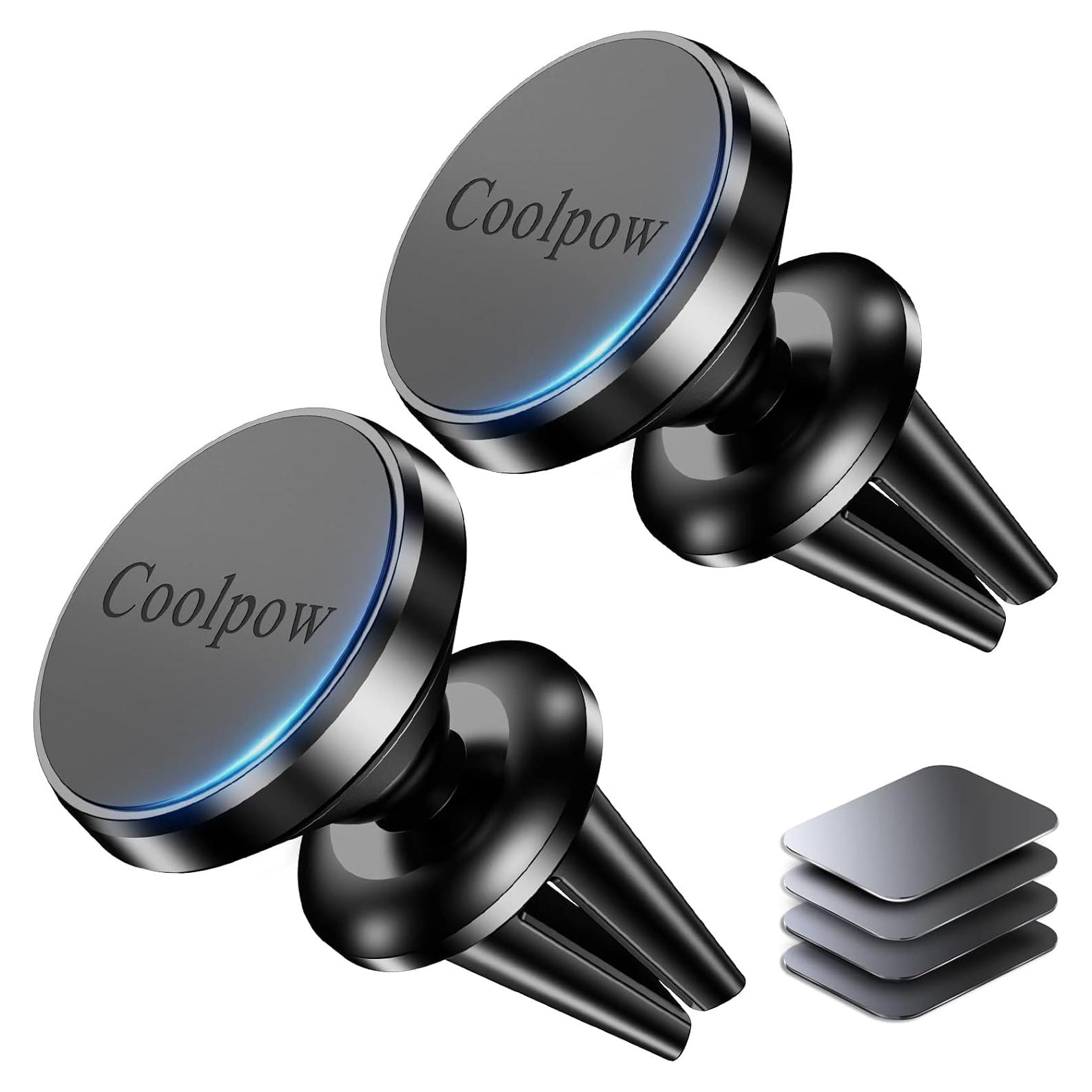 Soporte Magnético para Teléfono de Auto Coolpow 2-Pack
