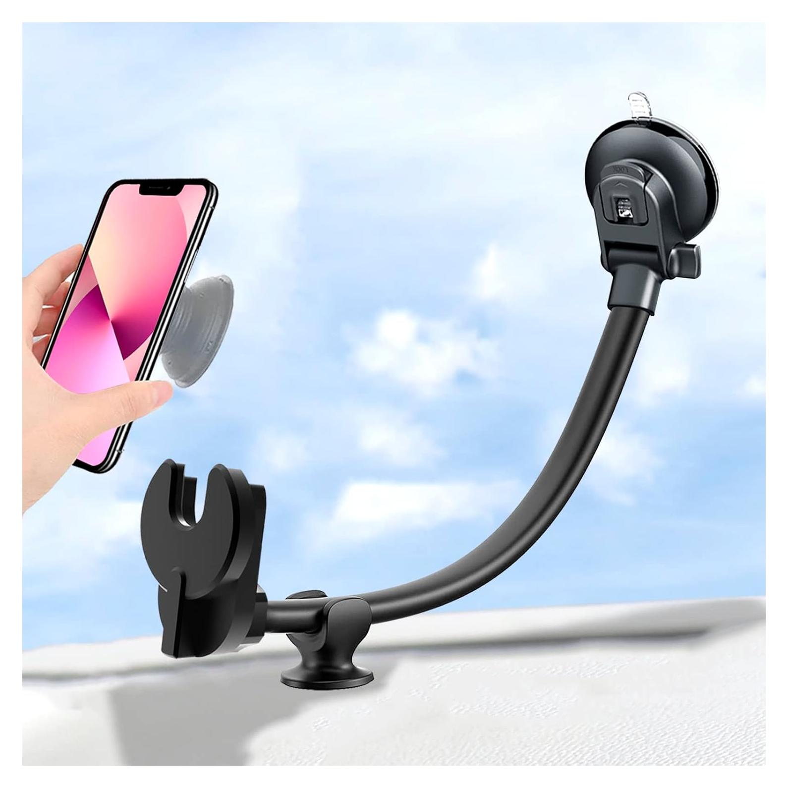 Soporte de Teléfono de Coche JIAYUE con Ventosa Fuerte 33cm