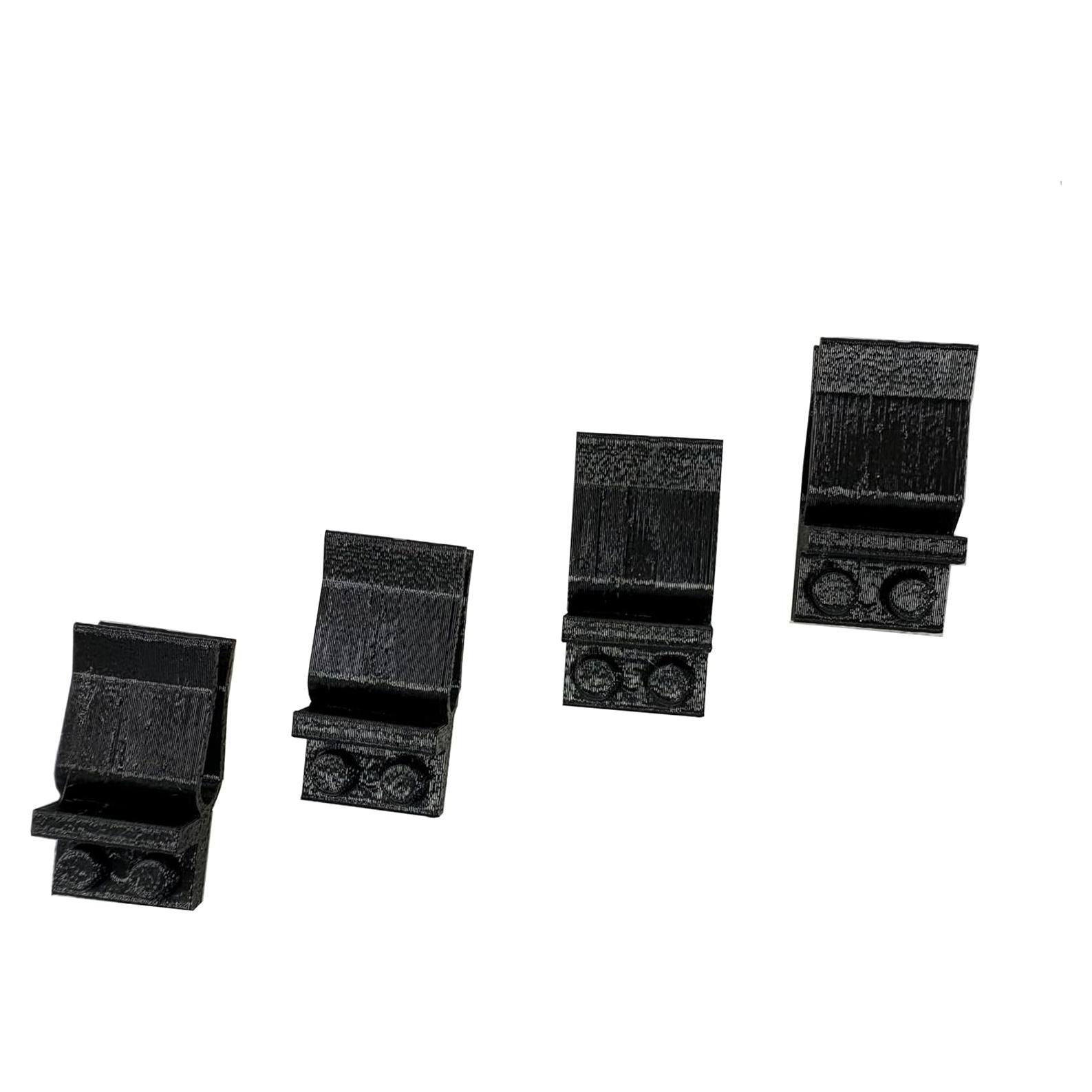 Soporte de Minifiguras para Ventilación JILINWEI 4 Pcs Negro