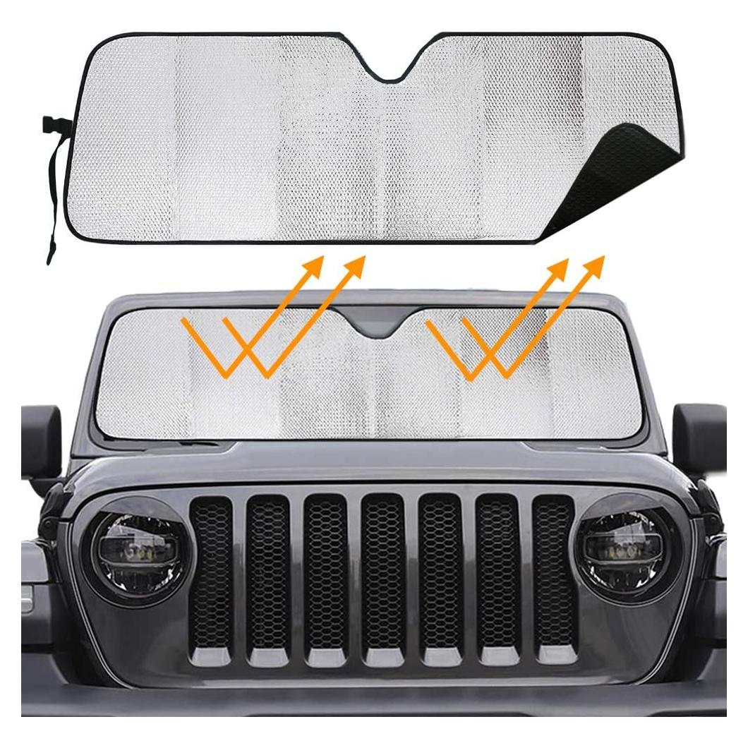 Sombra Solar Big Hippo para Parabrisas Jeep Wrangler 2007-2023