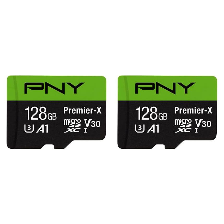Tarjeta de Memoria PNY Premier-X 128GB MicroSDXC 2-Pack