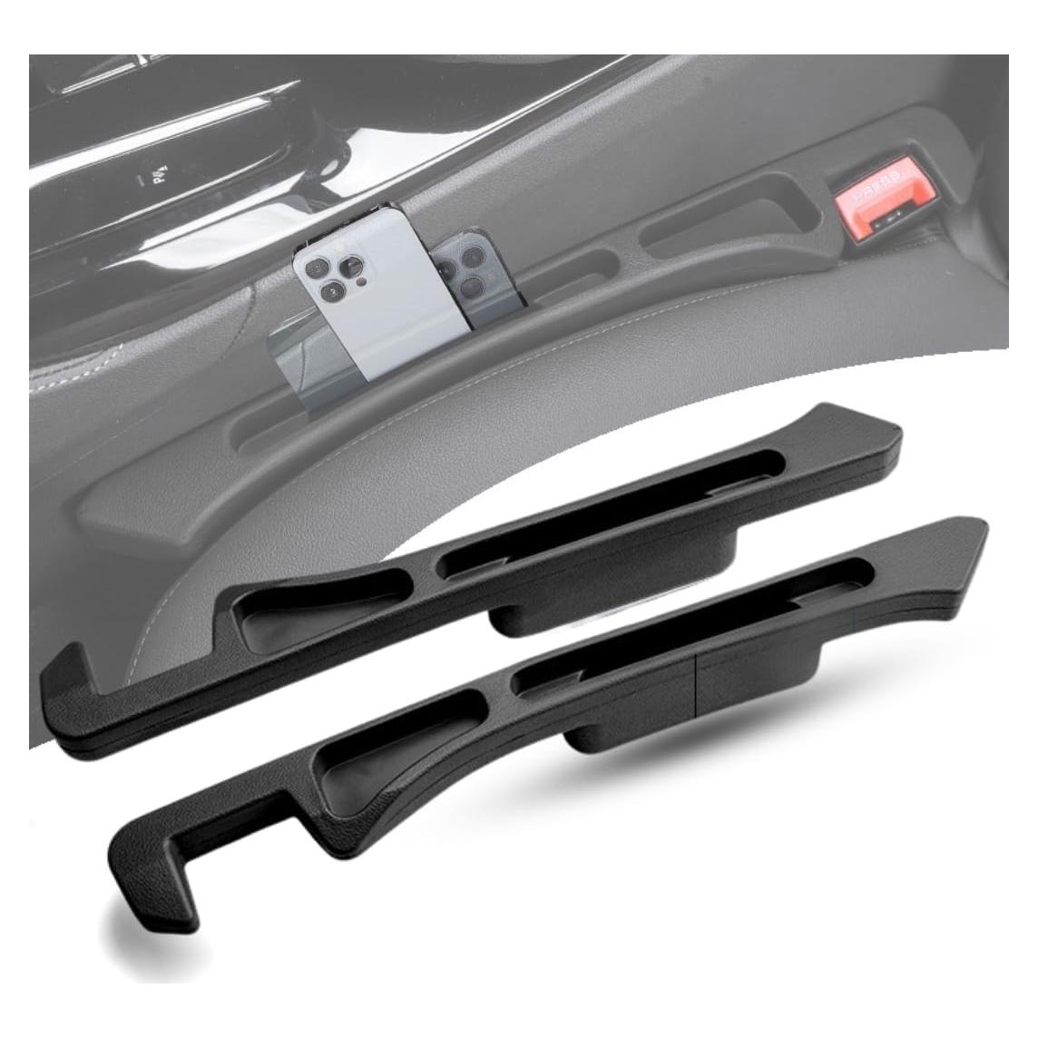 Relleno Espacio entre Asientos de Coche NXCYZY 2 Piezas Negro