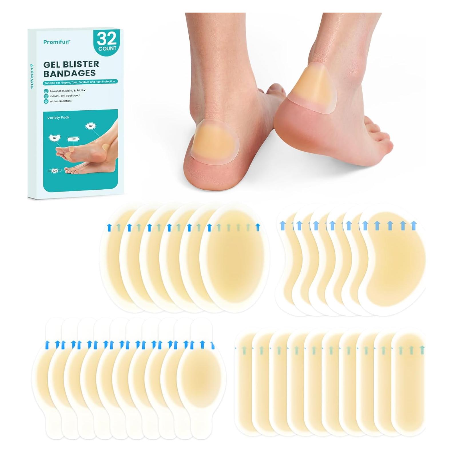 Vendajes para Ampollas Promifun - Gel Hidrocoloide 32ct