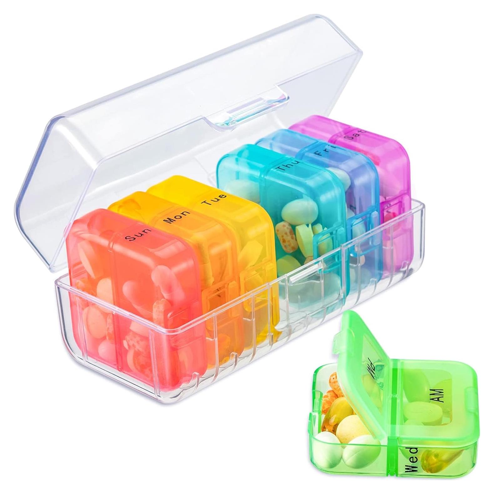 Organizador de Pastillas Zoksi AM/PM Semanal 7 Días