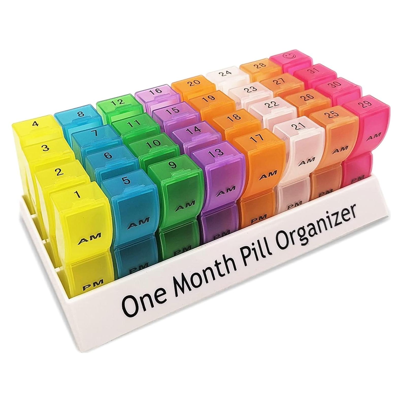 Organizador Mensual de Pastillas NewgGra AM/PM 31 Días