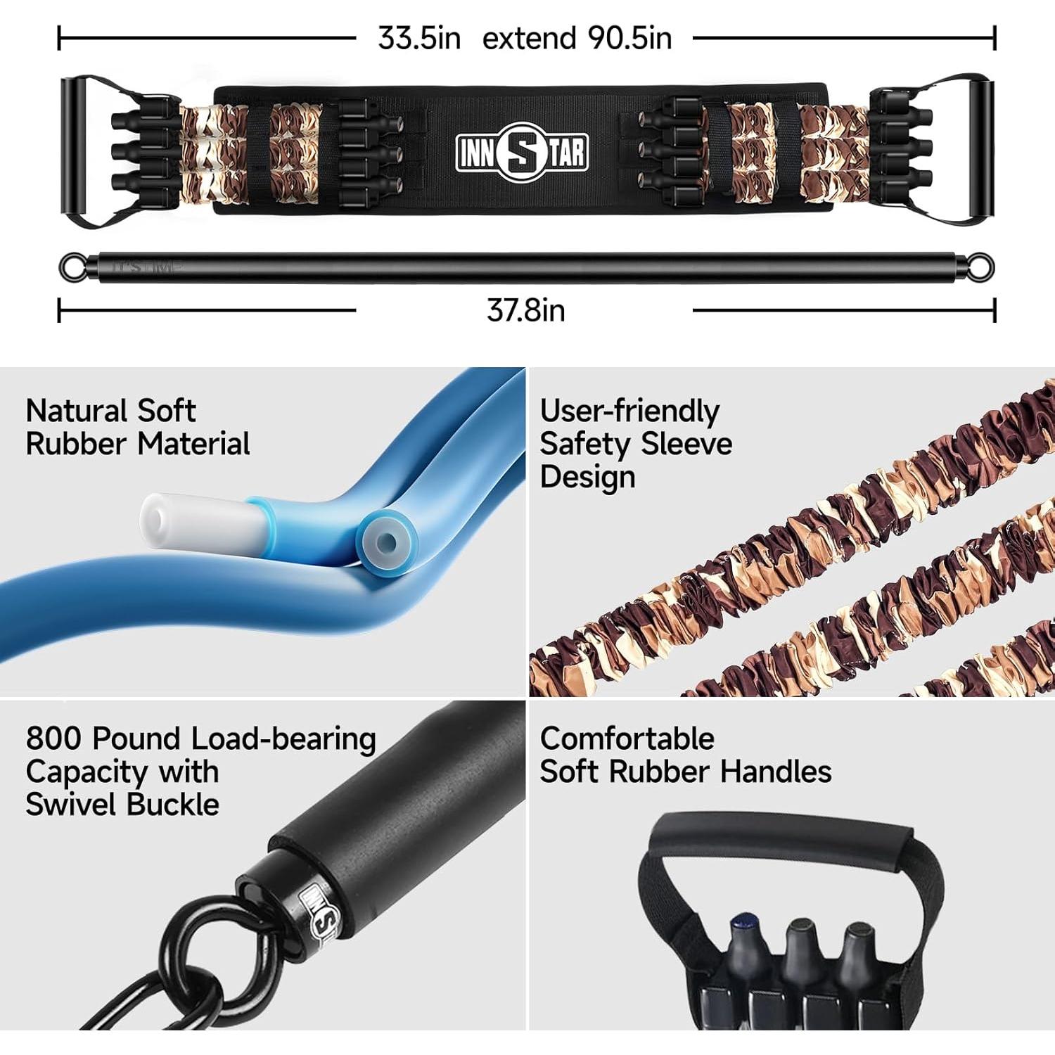 Bandas de Resistencia Multifuncionales INNSTAR 200LB Ajustables