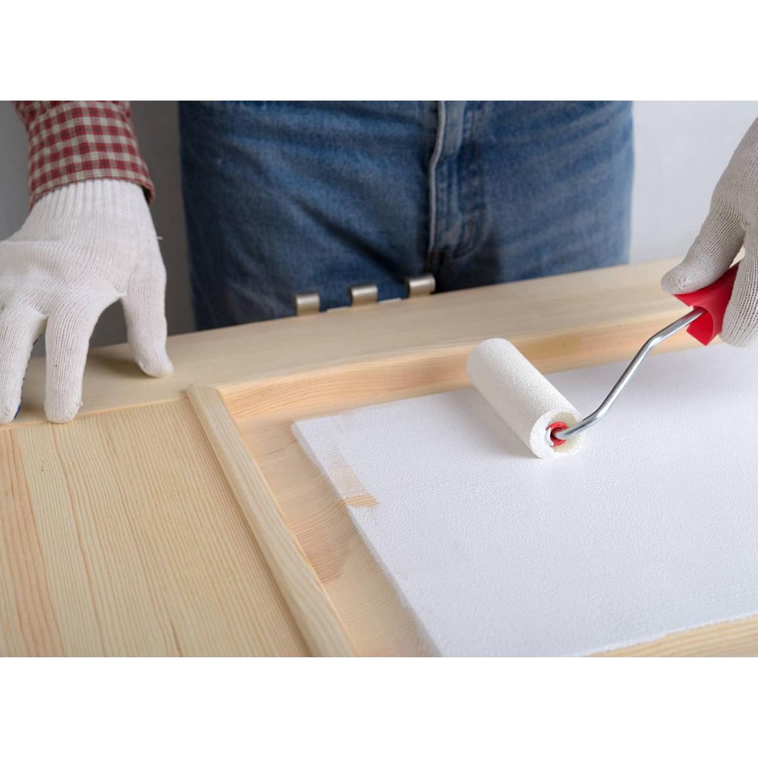 Juego de Rodillos de Pintura Mini XINGDELANG 12 Piezas 10 cm