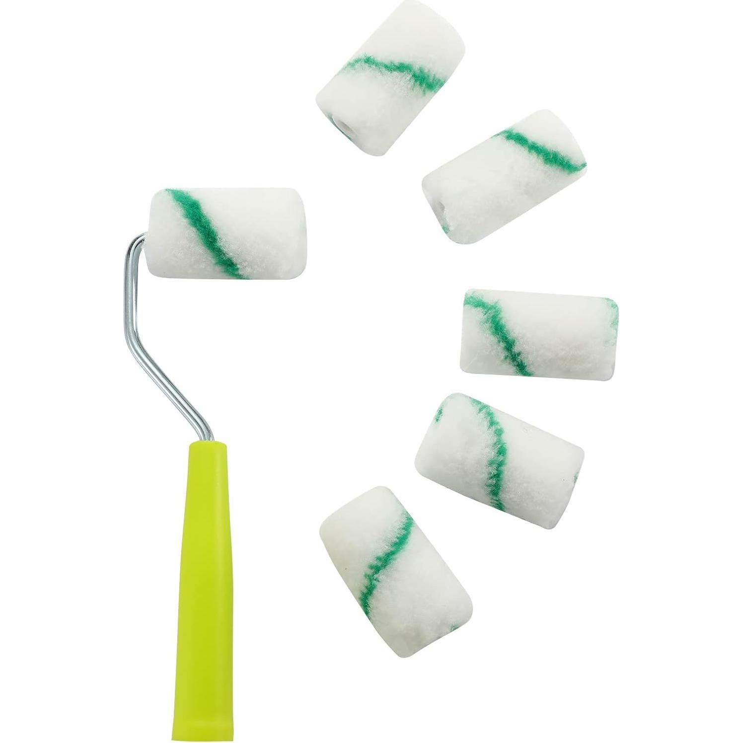 Juego de Rodillos de Pintura Mini KUPOO 2" 8 Piezas para DIY