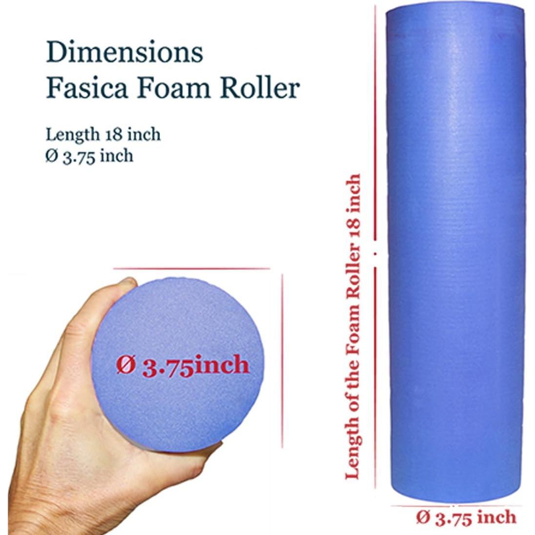 Rodillo de Espuma Azul Body Enjoy 9.53cm x 45.72cm Densidad Media