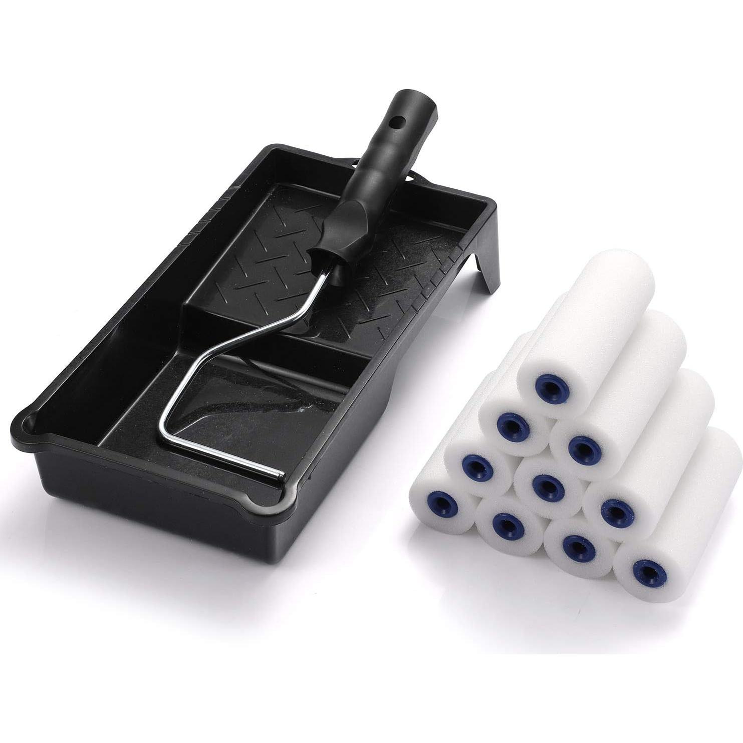 Juego de Rodillos de Pintura de Espuma NJ 4" (10.16 cm) 12 Piezas