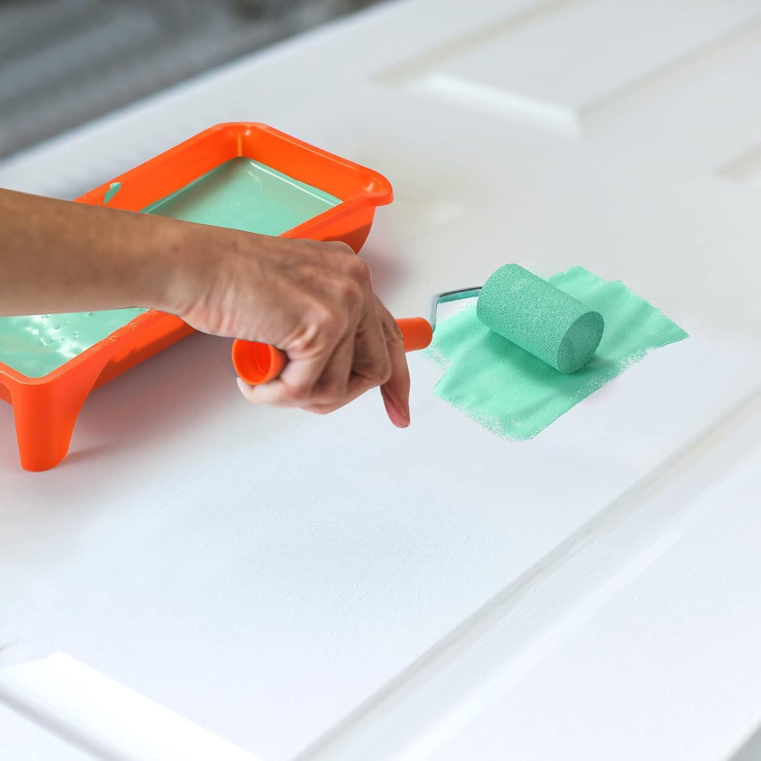 Rodillo de pintura mini VANSKOOS 2" con marco y bandeja