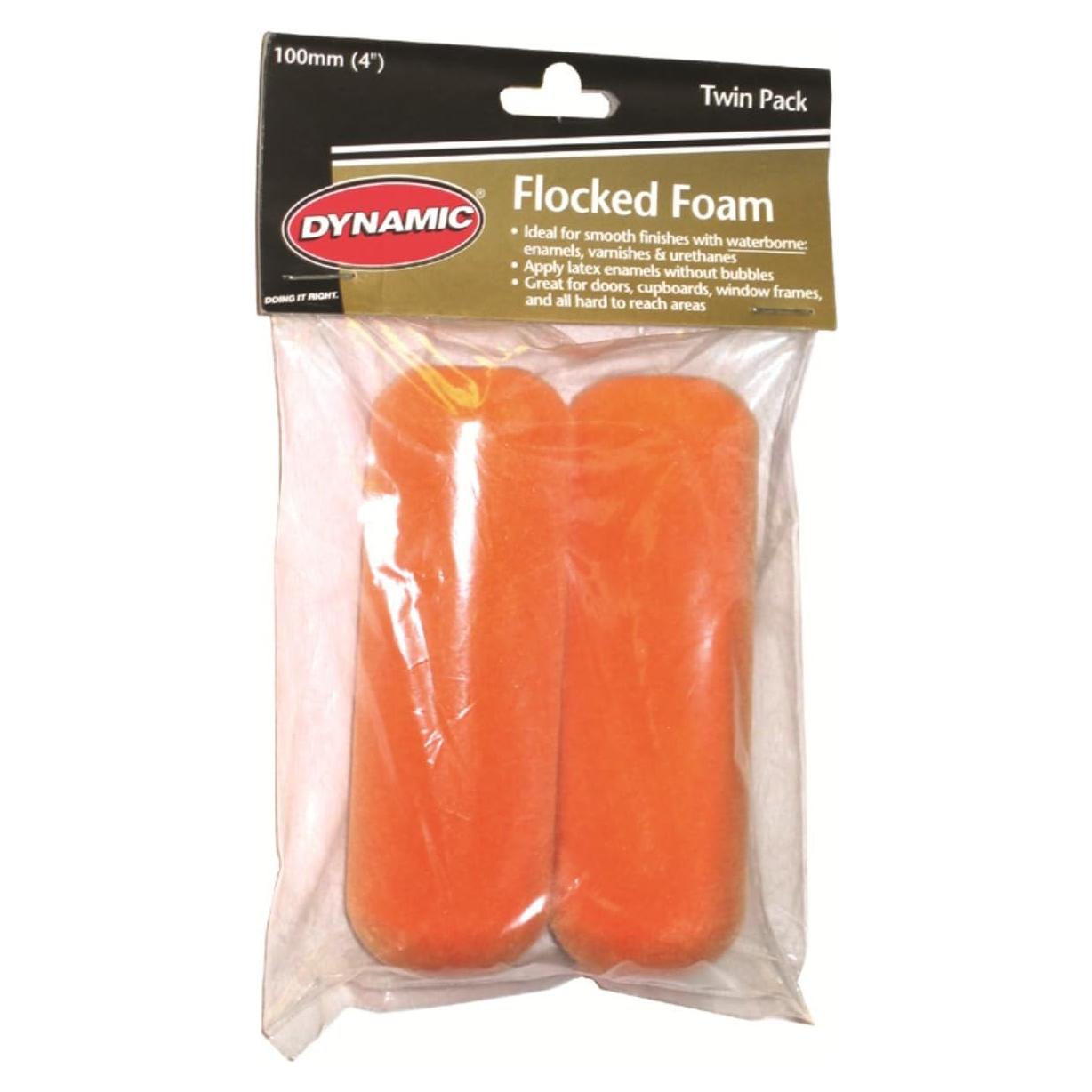 Recarga Mini Rodillo Espuma Aterciopelada Dynamic 10.16 cm - Paquete de 2