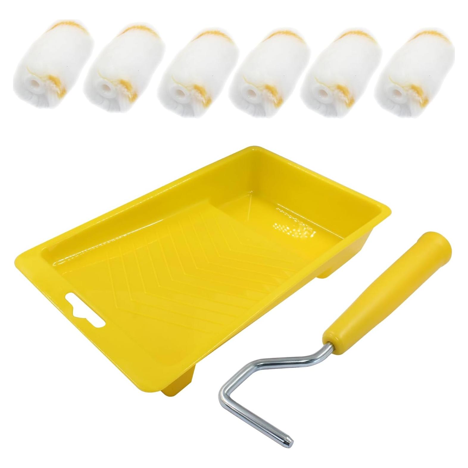 Rodillo de Pintura Mini Litoexpe 5 cm con 6 Fundas y Bandeja