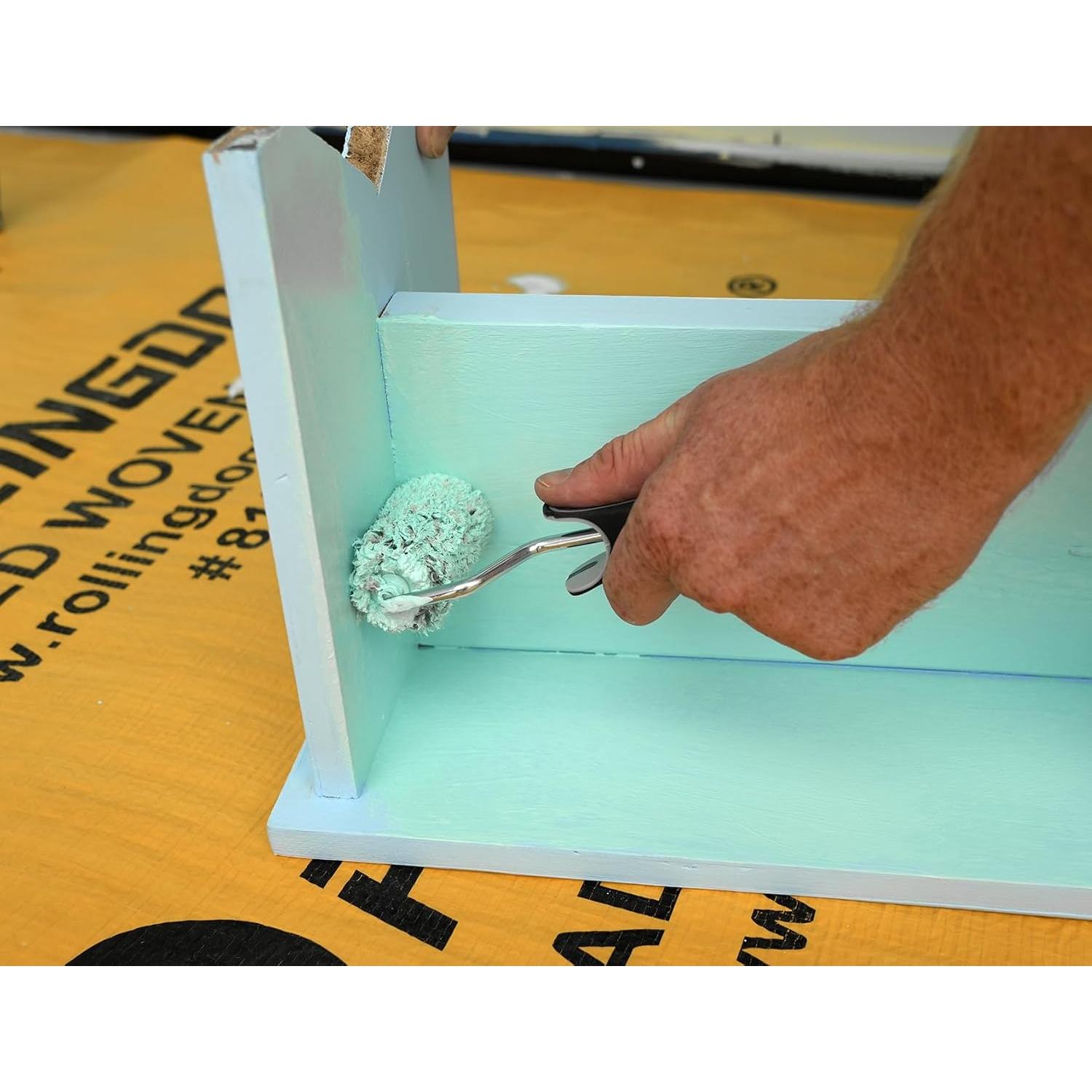 Set de Rodillos de Pintura Mini ROLLINGDOG 2" Microfibra 8 Piezas