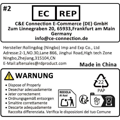 Set de Rodillos de Pintura Mini ROLLINGDOG 2" Microfibra 8 Piezas