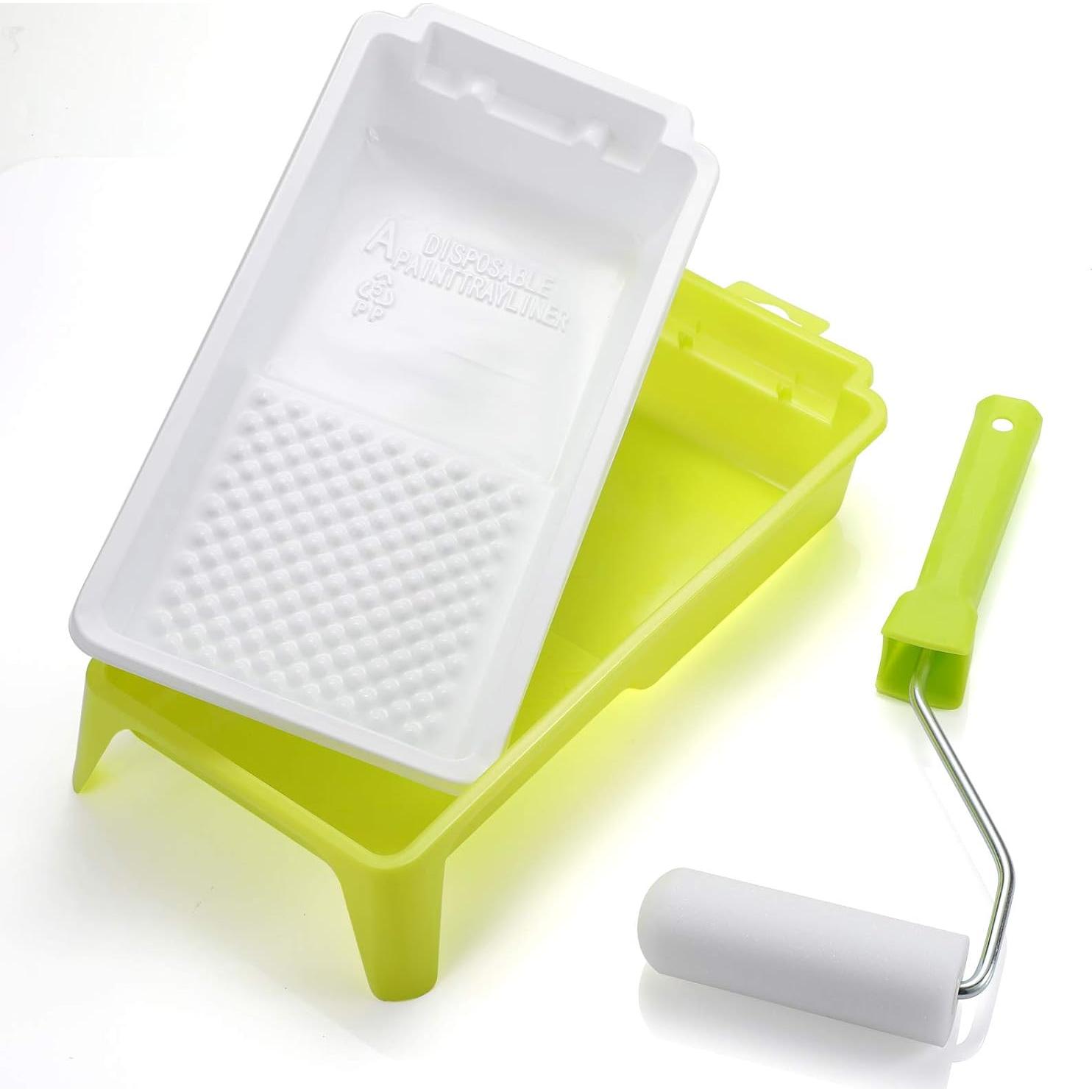 Kit Mini Rodillo de Pintura KUPOO 10.16 cm con Bandeja y Recambios