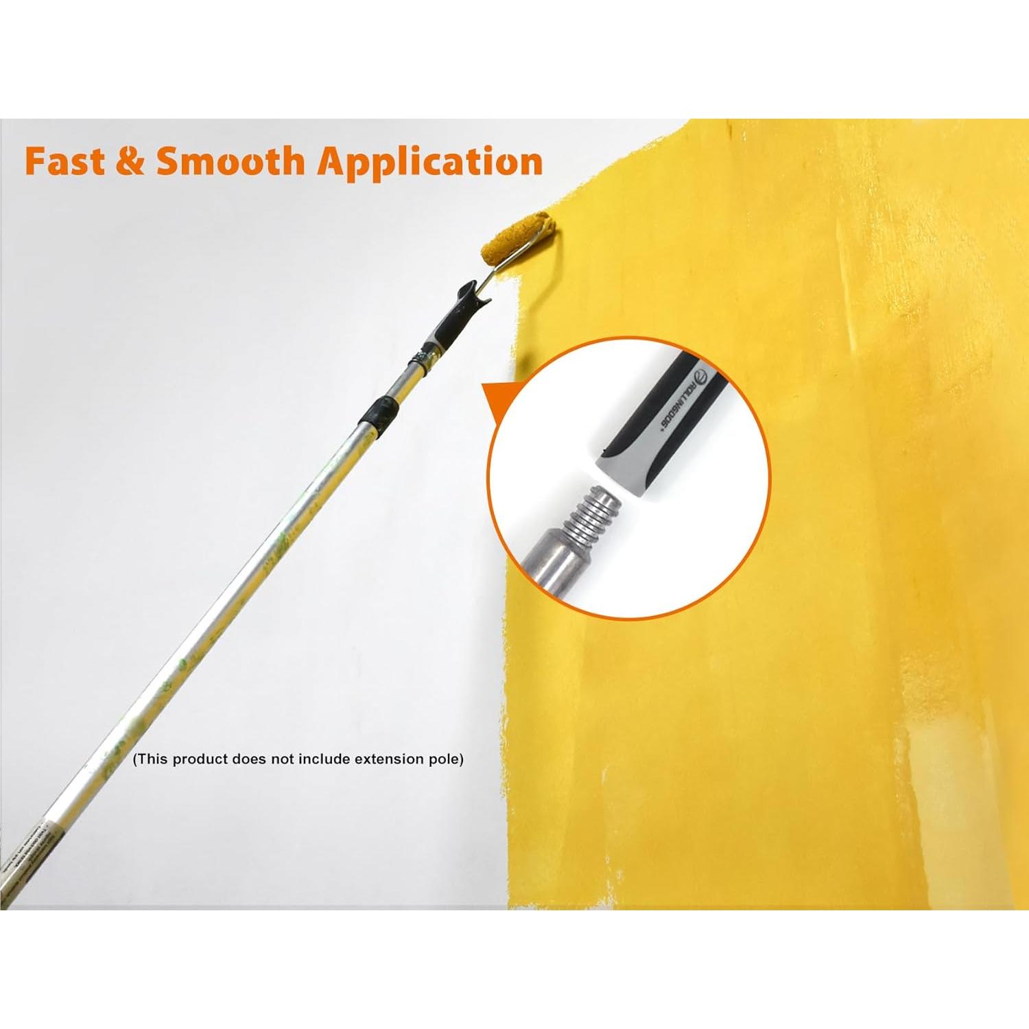 Rodillo de Pintura Mini ROLLINGDOG 4" Microfibra 3/8" Nap