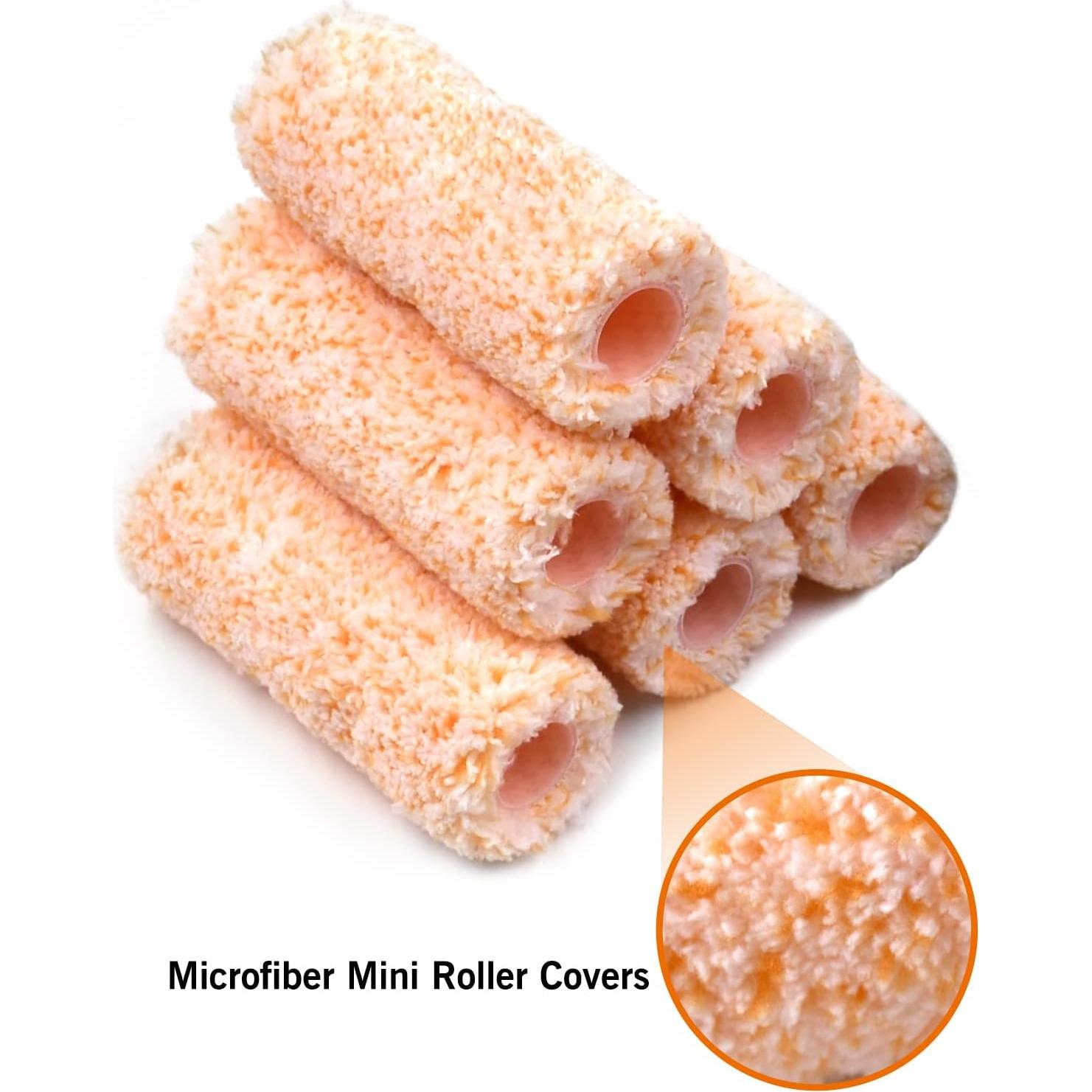 Rodillo de Pintura Mini ROLLINGDOG 4" Microfibra 3/8" Nap