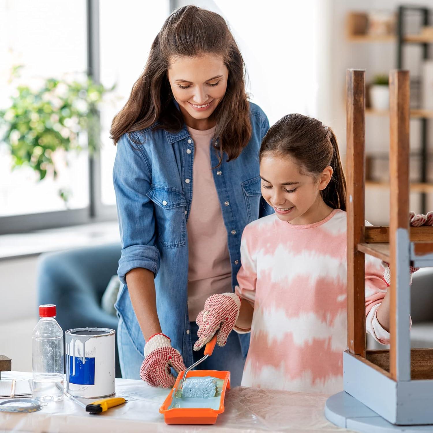 Kit de Rodillo de Pintura VANSKOOS 5.08 cm con Bandeja