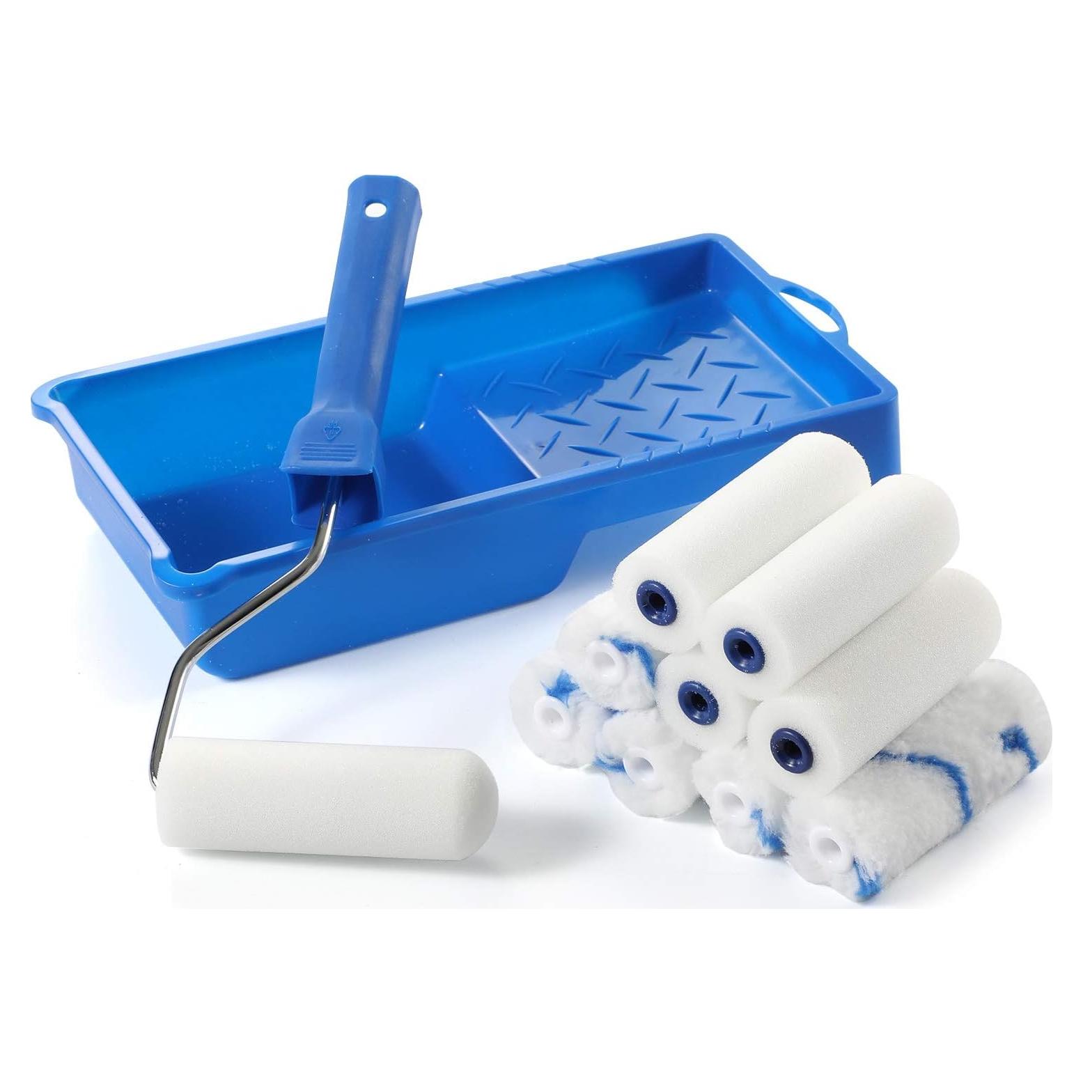 Kit de Rodillo de Pintura Mini NANJA 4" con Recambios