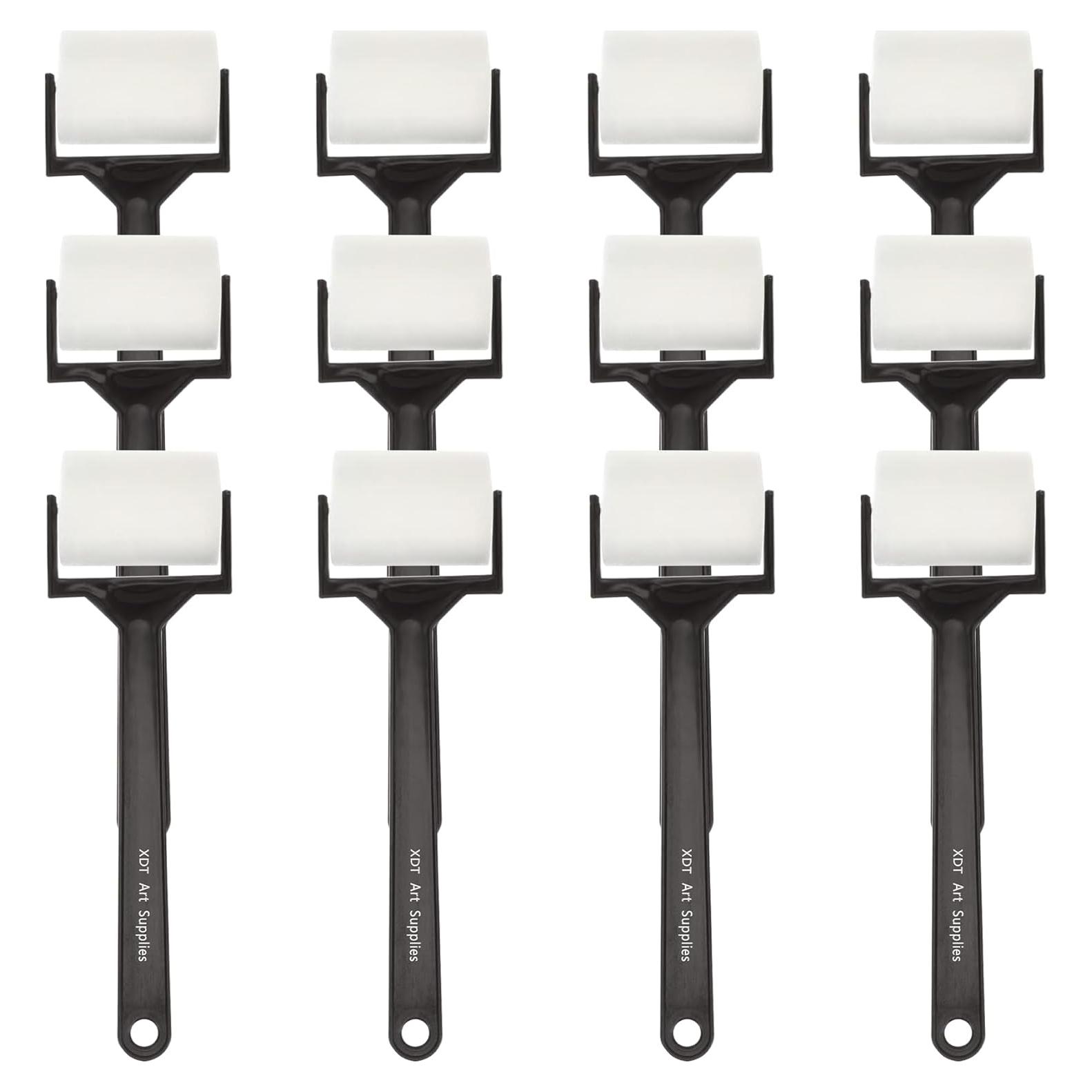 Set de 12 Rodillos de Pintura de Espuma XDT 3.81 cm Multiusos