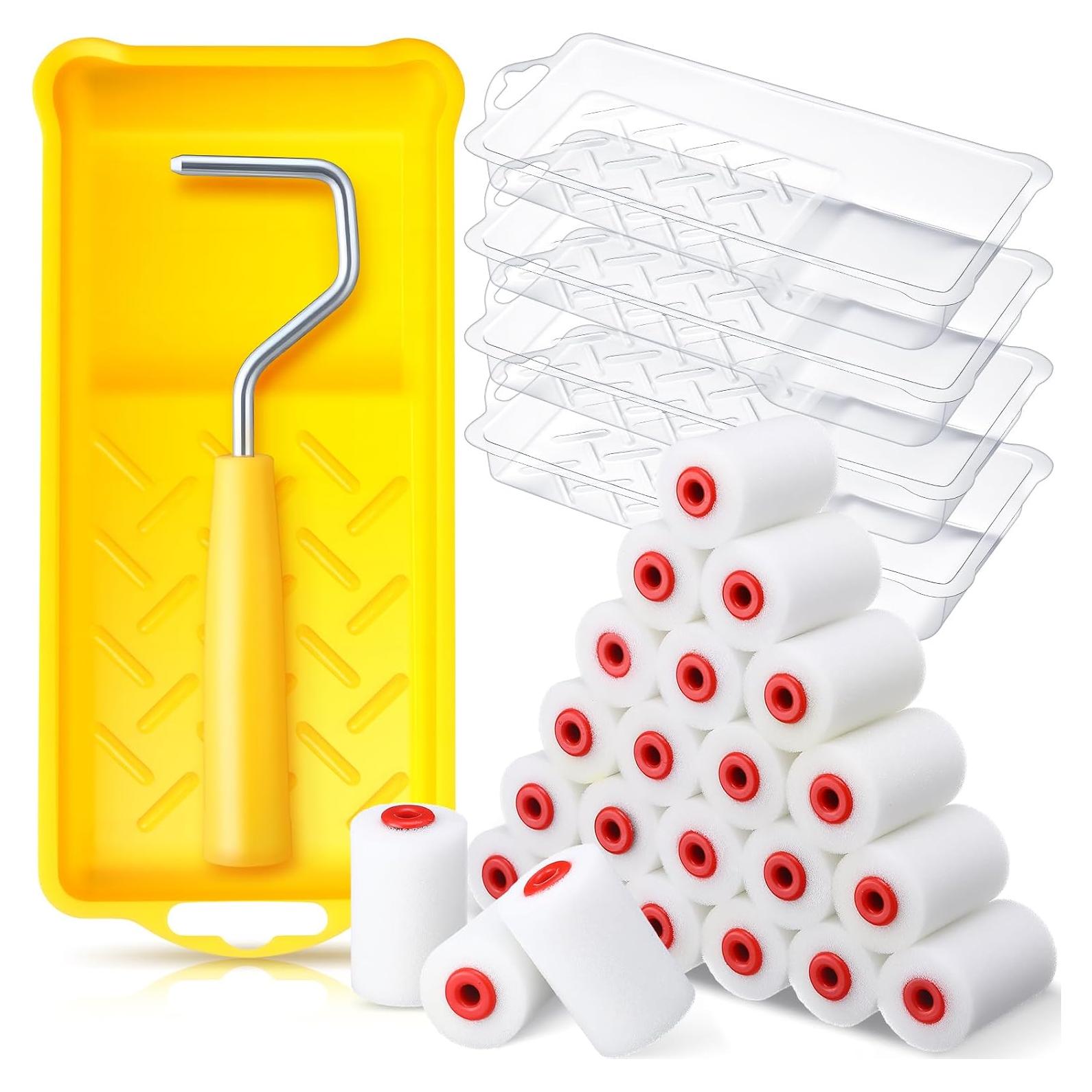 Kit de Rodillo de Pintura Leumoi 30 Piezas 2" con Bandeja