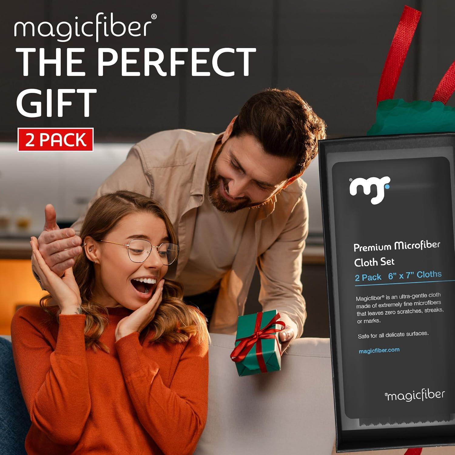 Paño de limpieza MagicFiber, 2 paquetes, microfibra premium